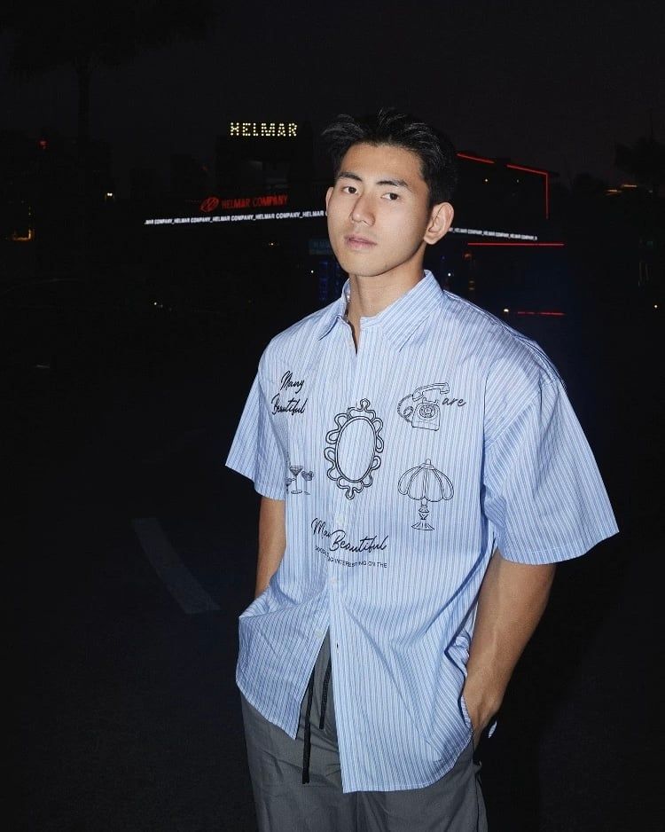 SHIRT 327 BLUE STRIPES