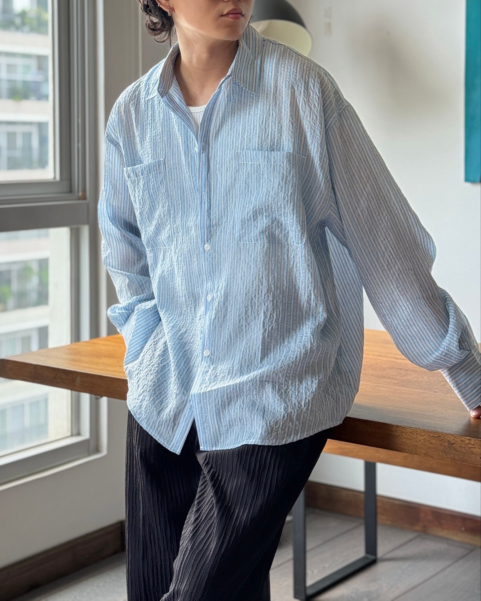 SHIRT 31079 BLUE