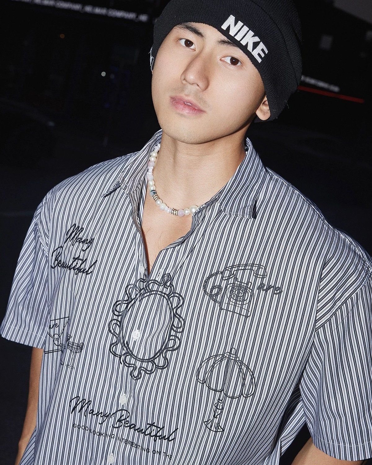 SHIRT 327 BLACK STRIPES