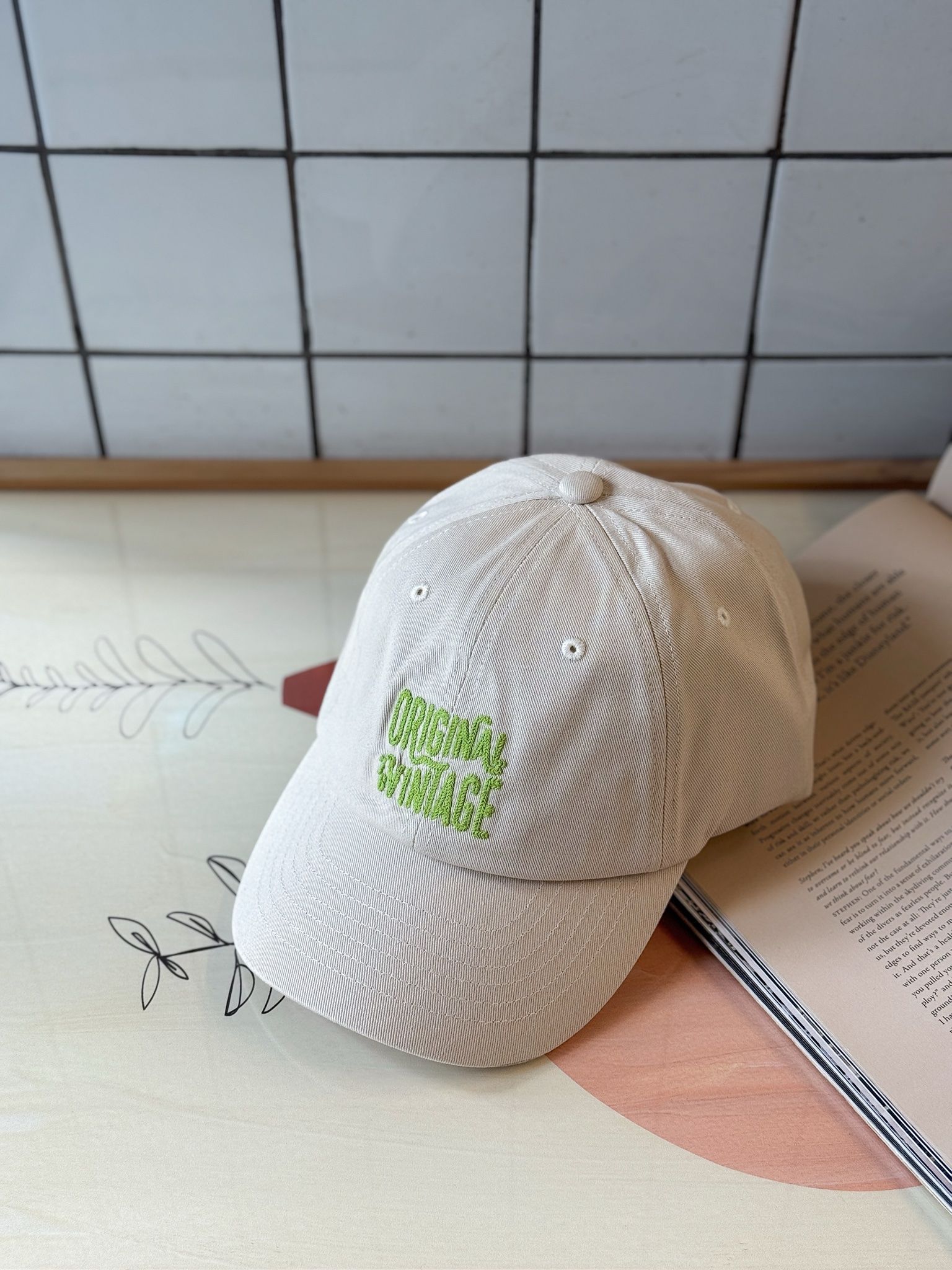 CAP ORIGINAL VINTAGE CREAM
