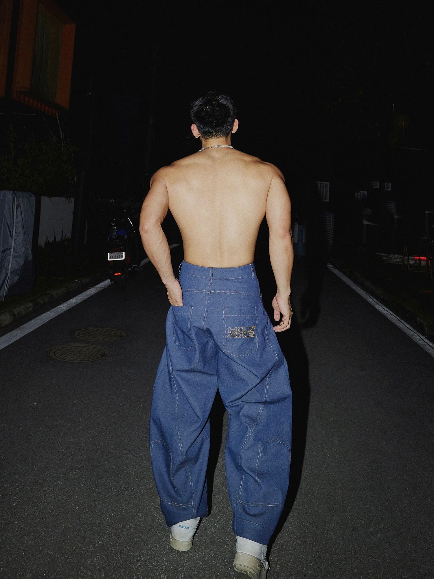 WIDE LEG PANT 22037 BLUE