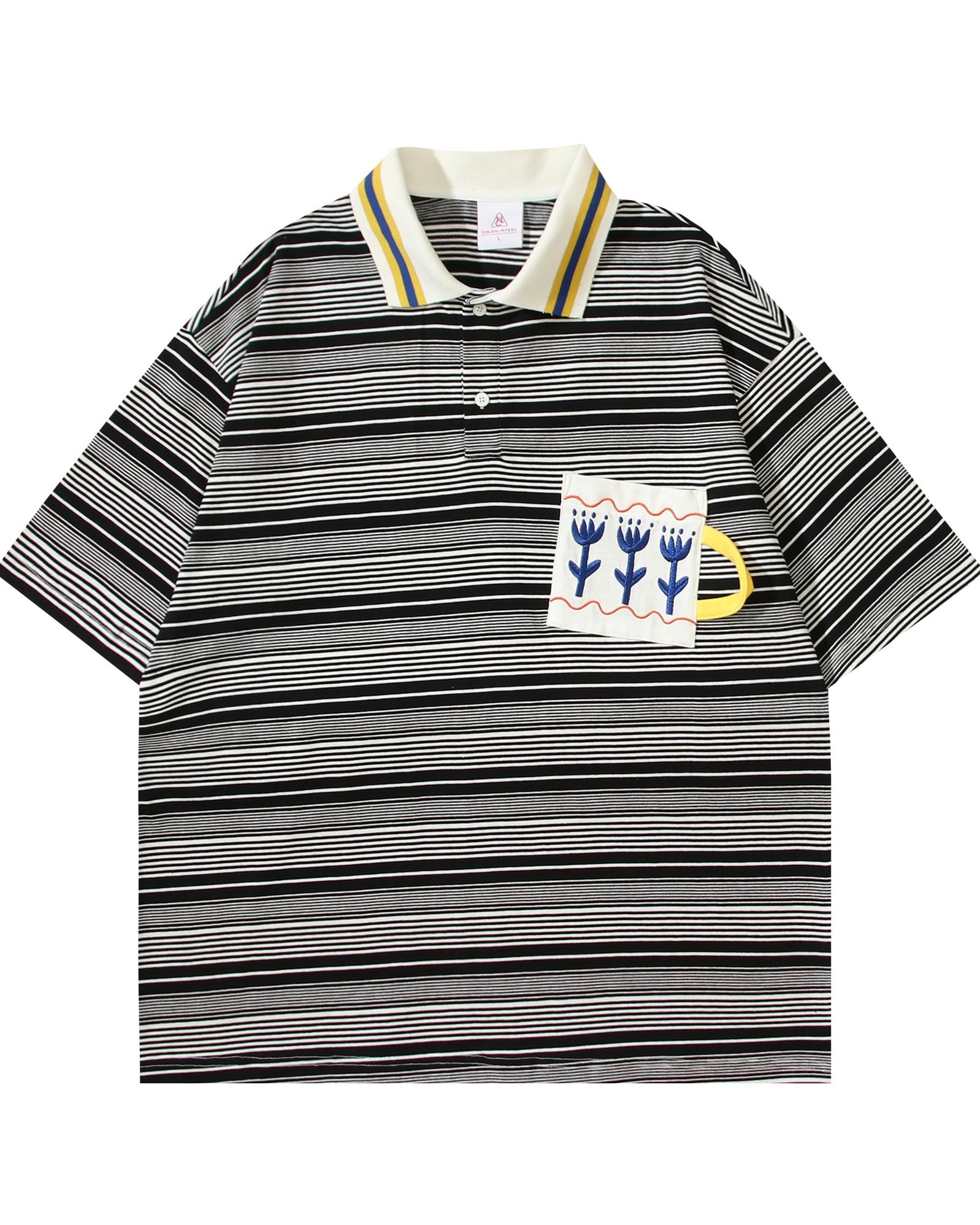 ÁO POLO 060 KẺ ĐEN