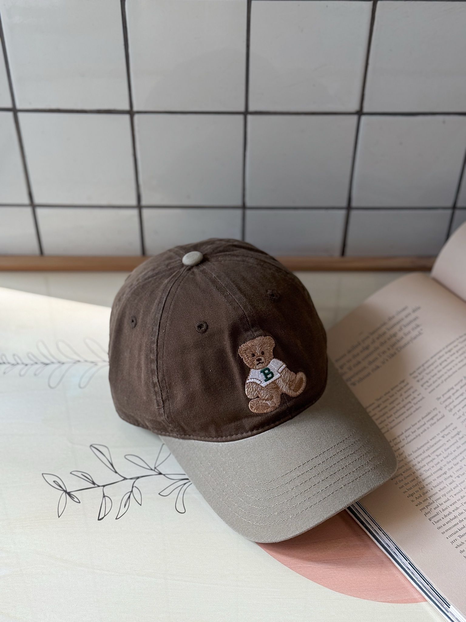 CAP LITTLE BEAR BROWN