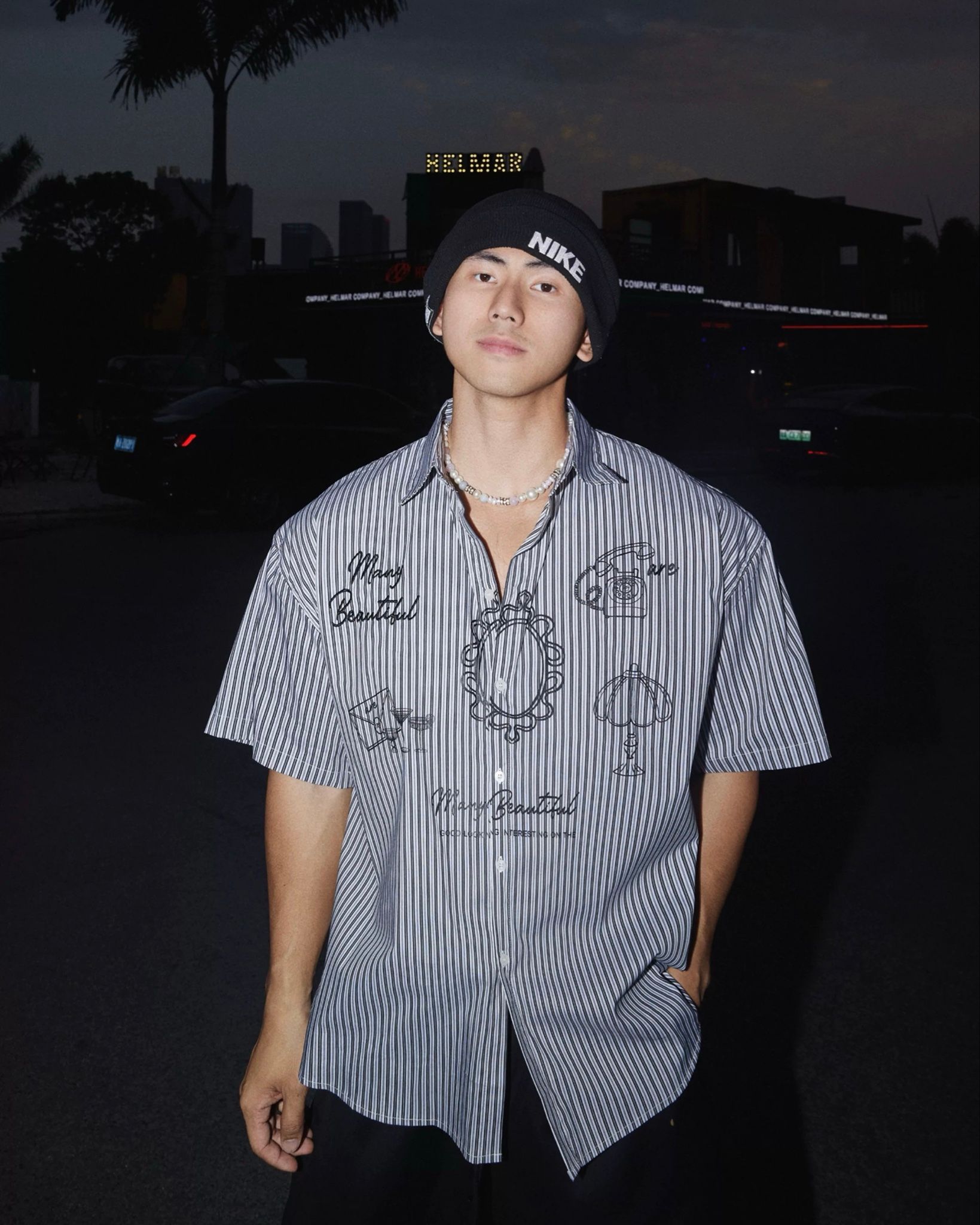 SHIRT 327 BLACK STRIPES