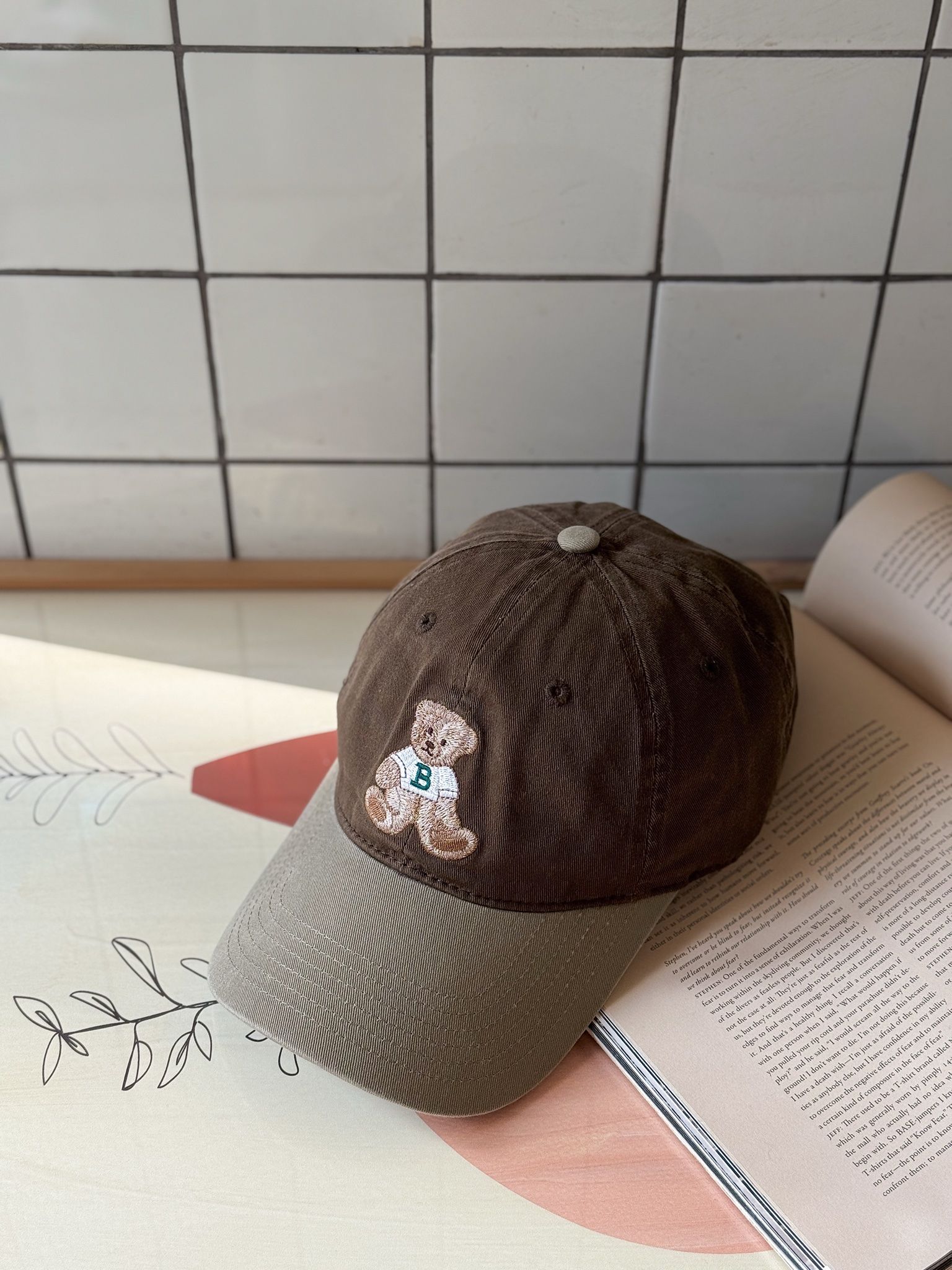 CAP LITTLE BEAR BROWN