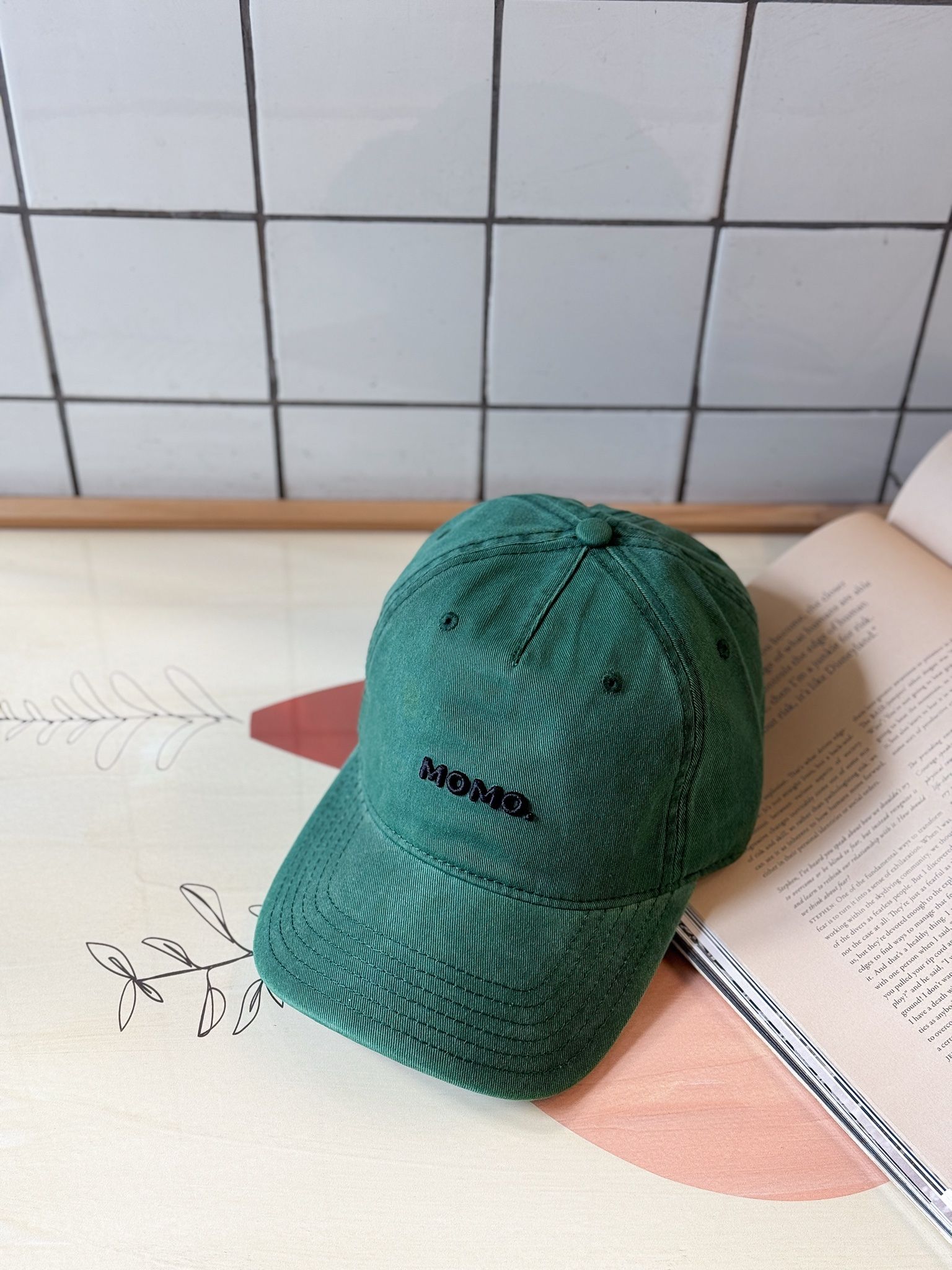 CAP MOMO DARK GREEN