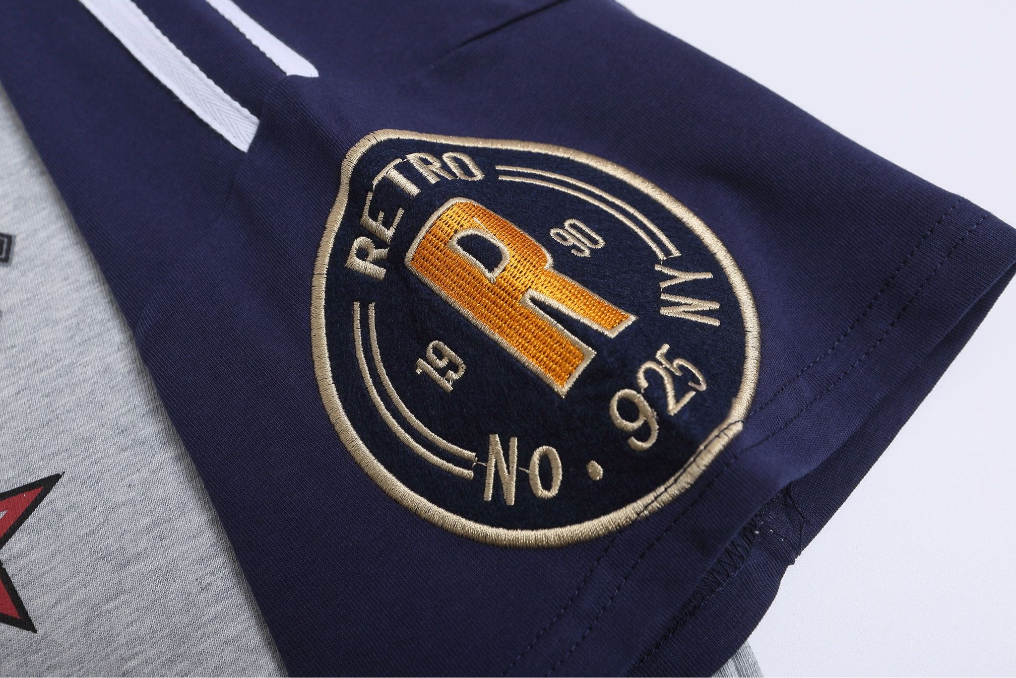 T-SHIRT 098 GREY DARK BLUE