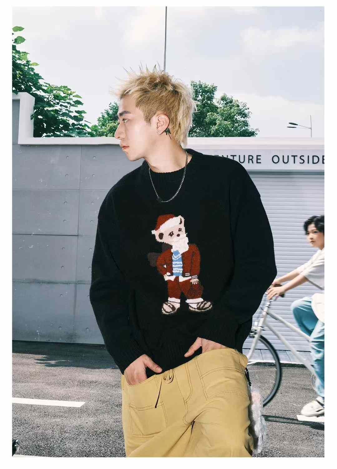ÁO SWEATER 4891 ĐEN