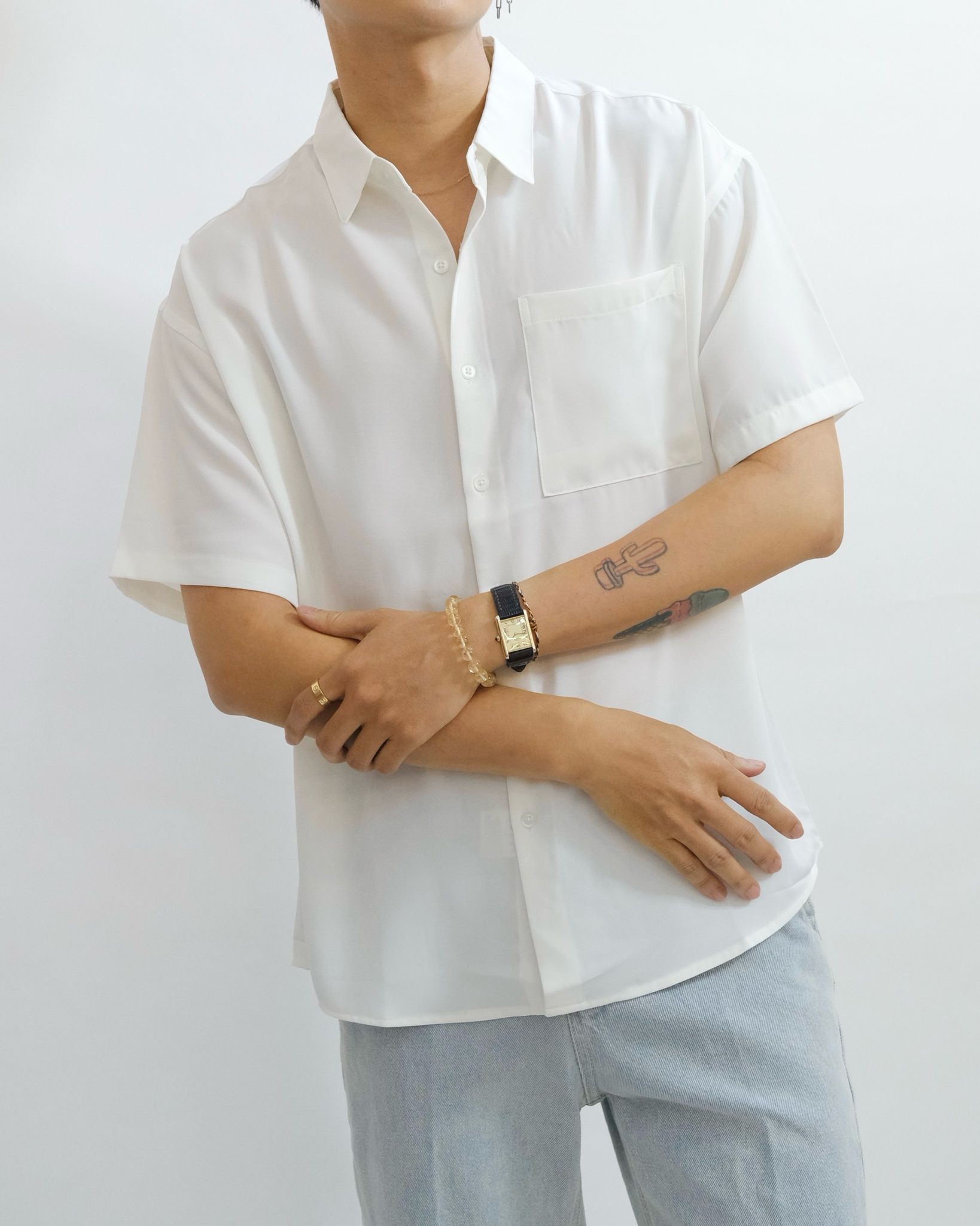 ÁO SƠ MI 2174 TRẮNG