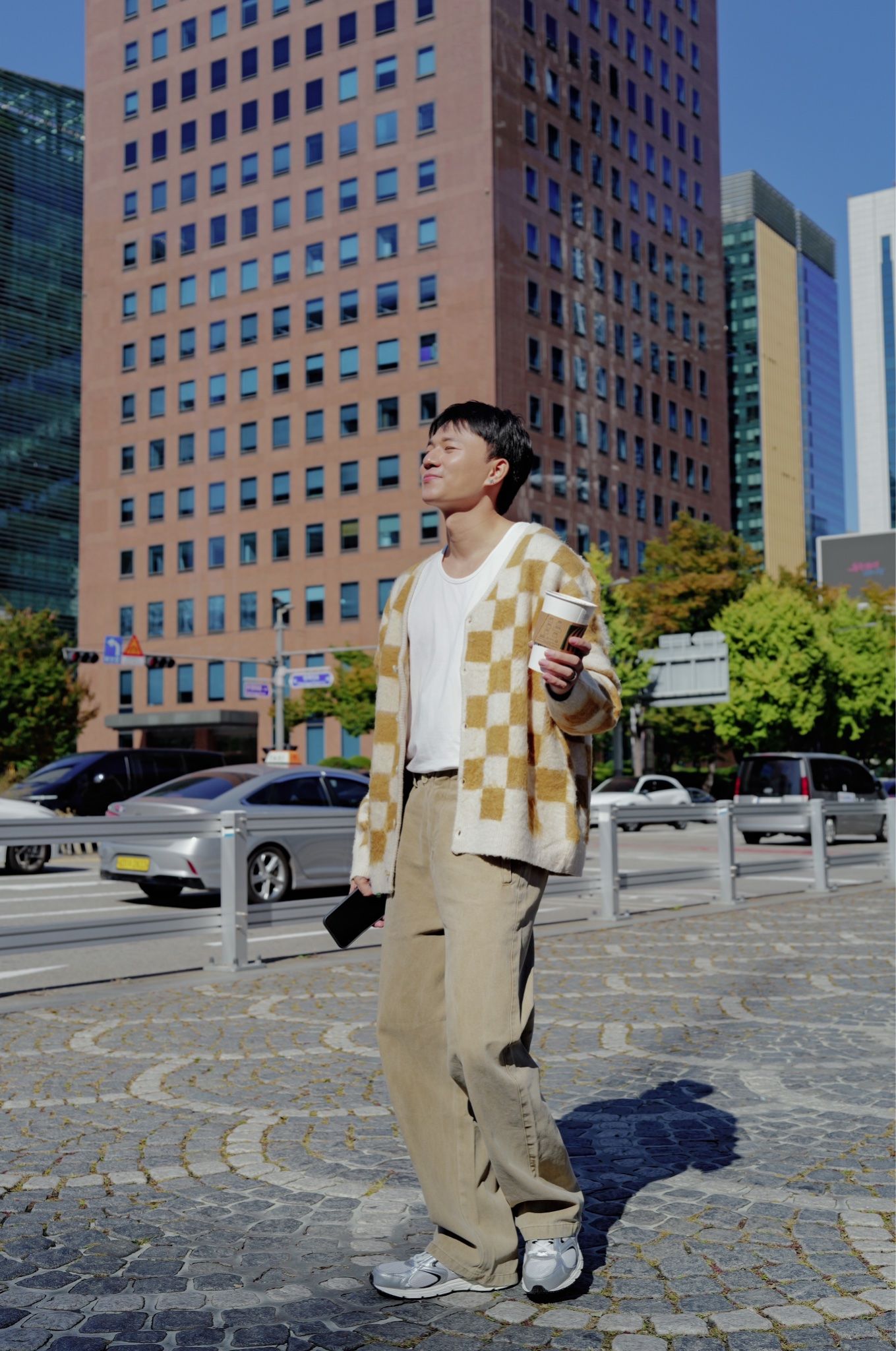 ÁO CARDIGAN 65103 CARÔ VÀNG