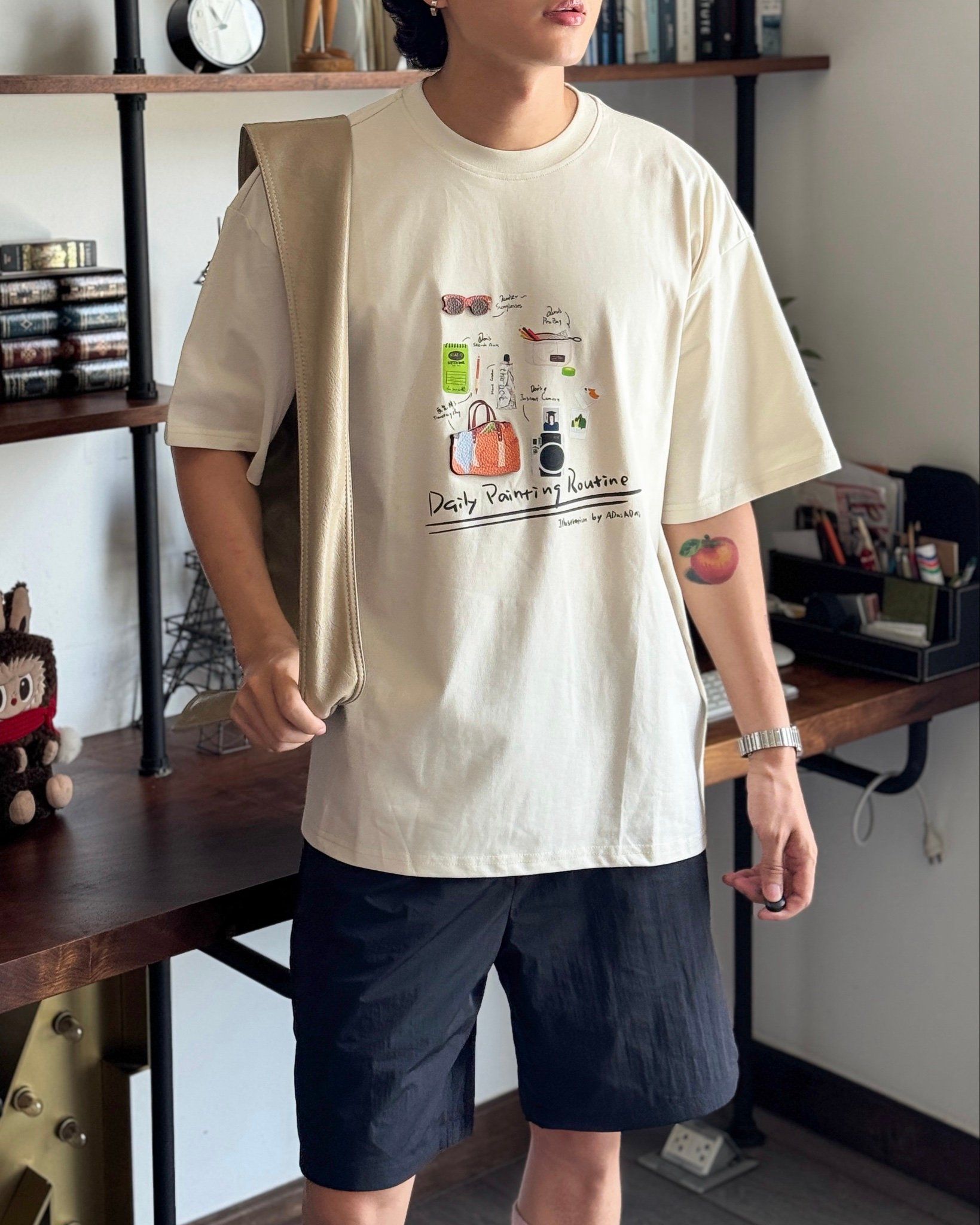 T-SHIRT 41276 APRICOT