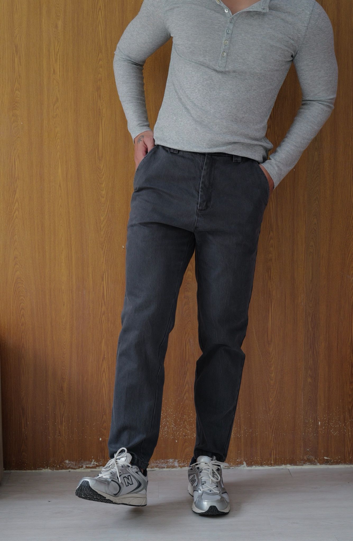 QUẦN 5705 ĐEN XÁM
