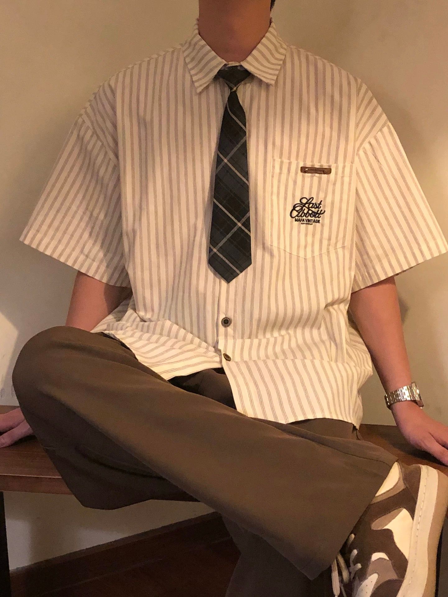 SHIRT 5636 BEIGE