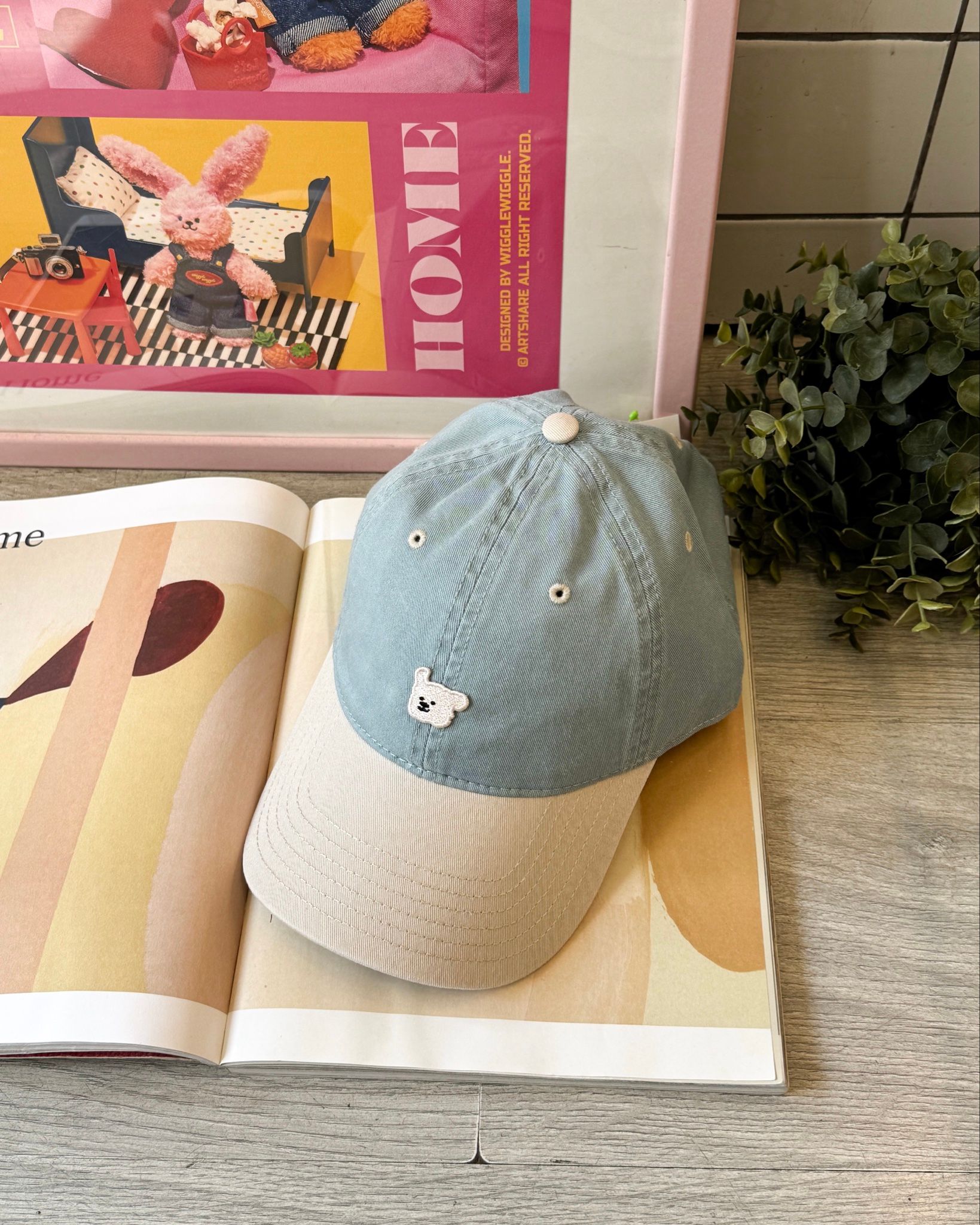 CAP LITTLE DOG LIGHT BLUE