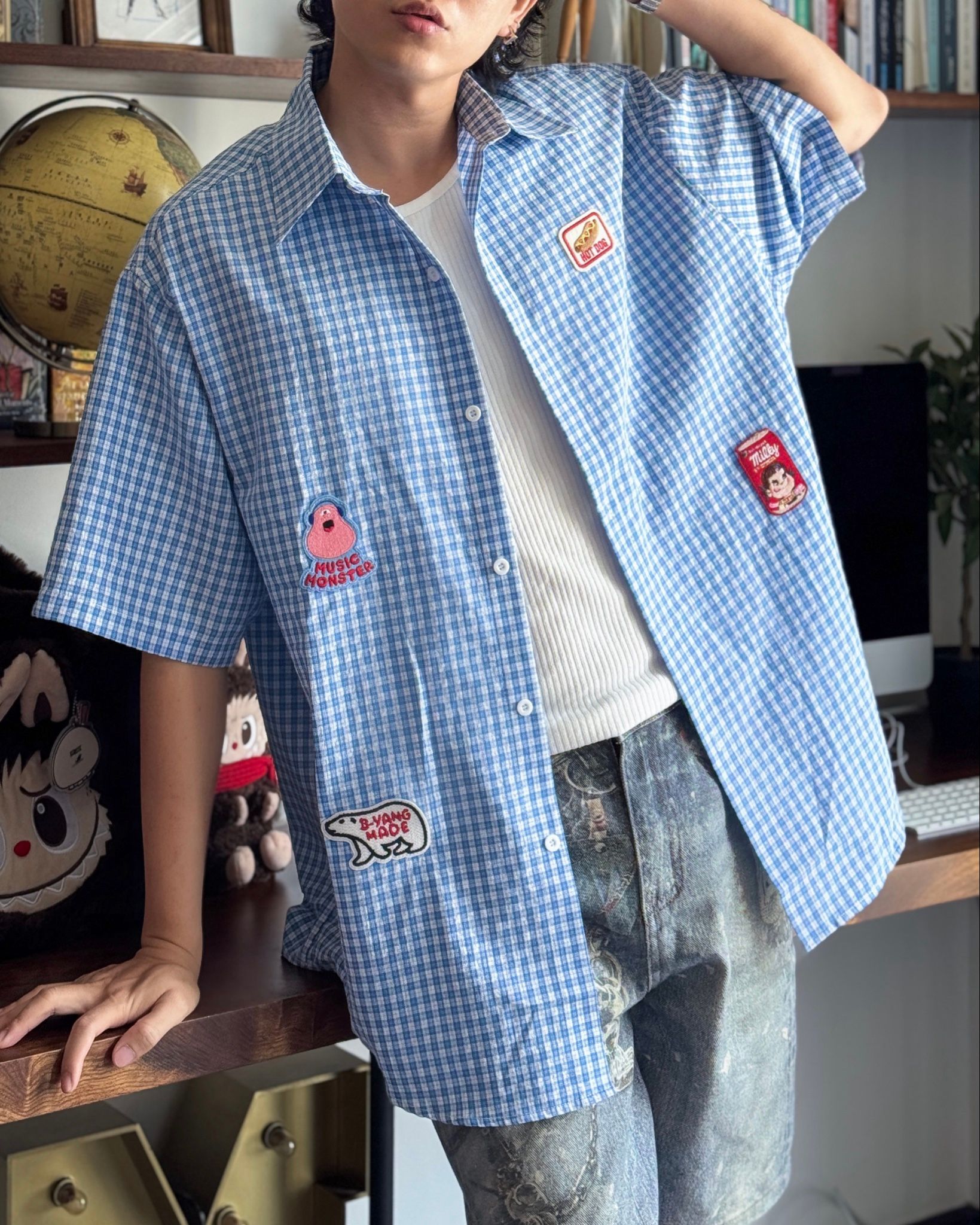 SHIRT 186 BLUE