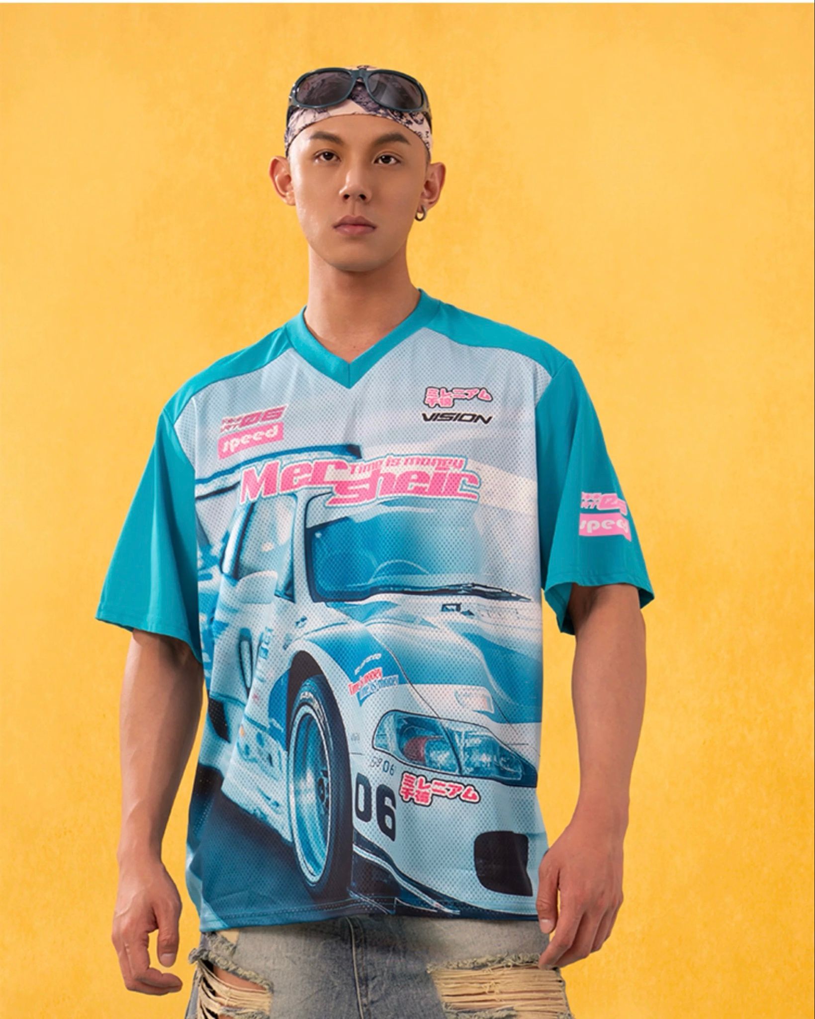 T-SHIRT 7213 BLUE