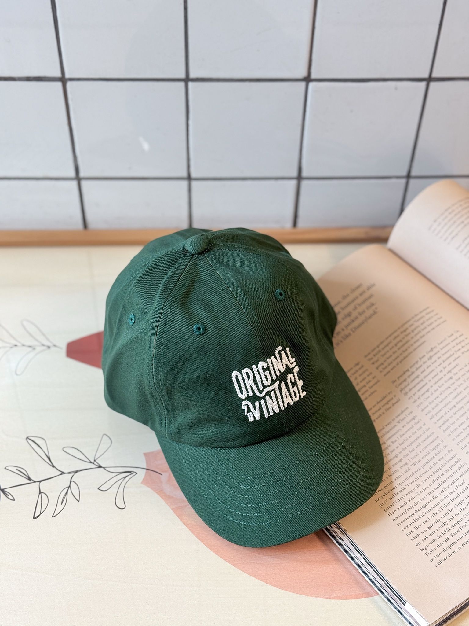 CAP ORIGINAL VINTAGE GREEN