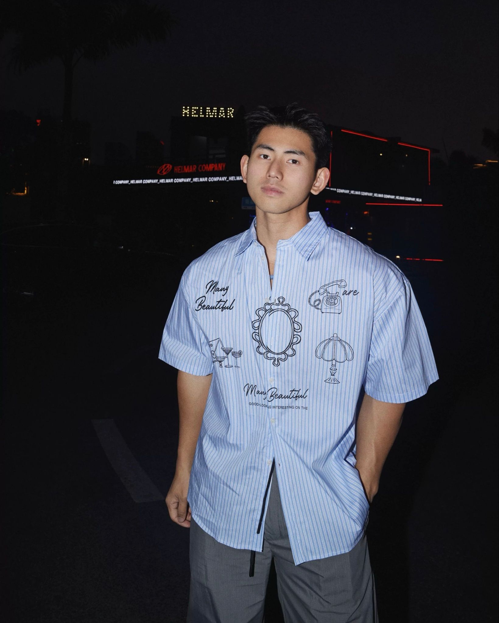 SHIRT 327 BLUE STRIPES