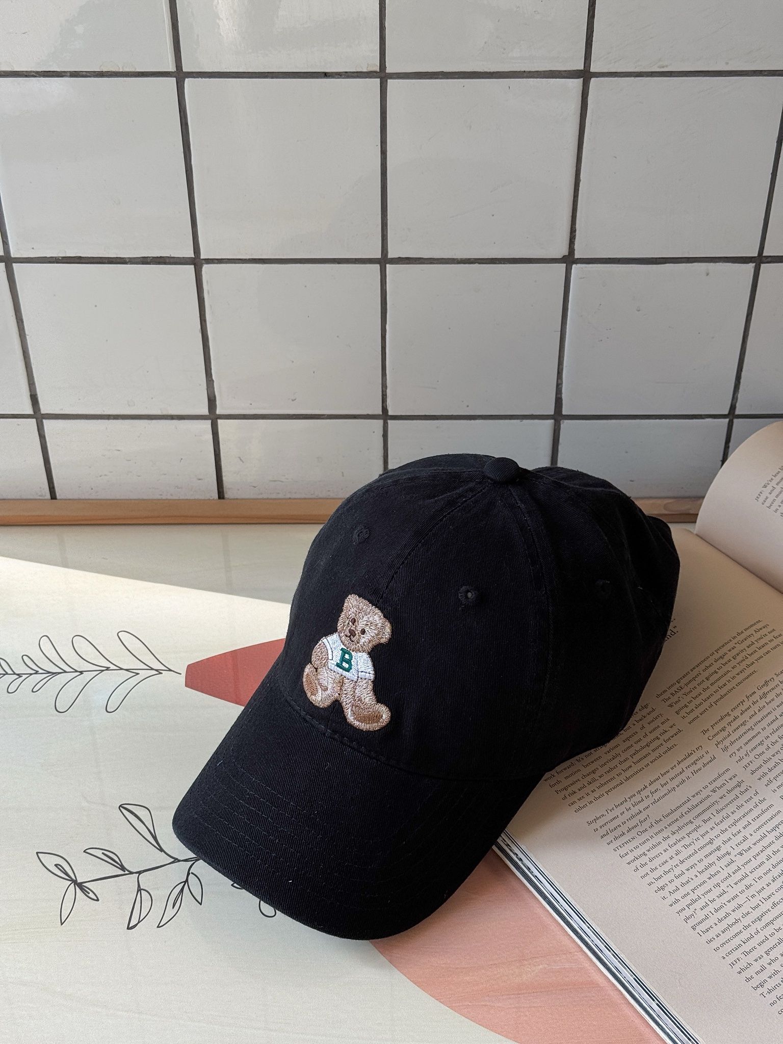 CAP LITTLE BEAR BLACK