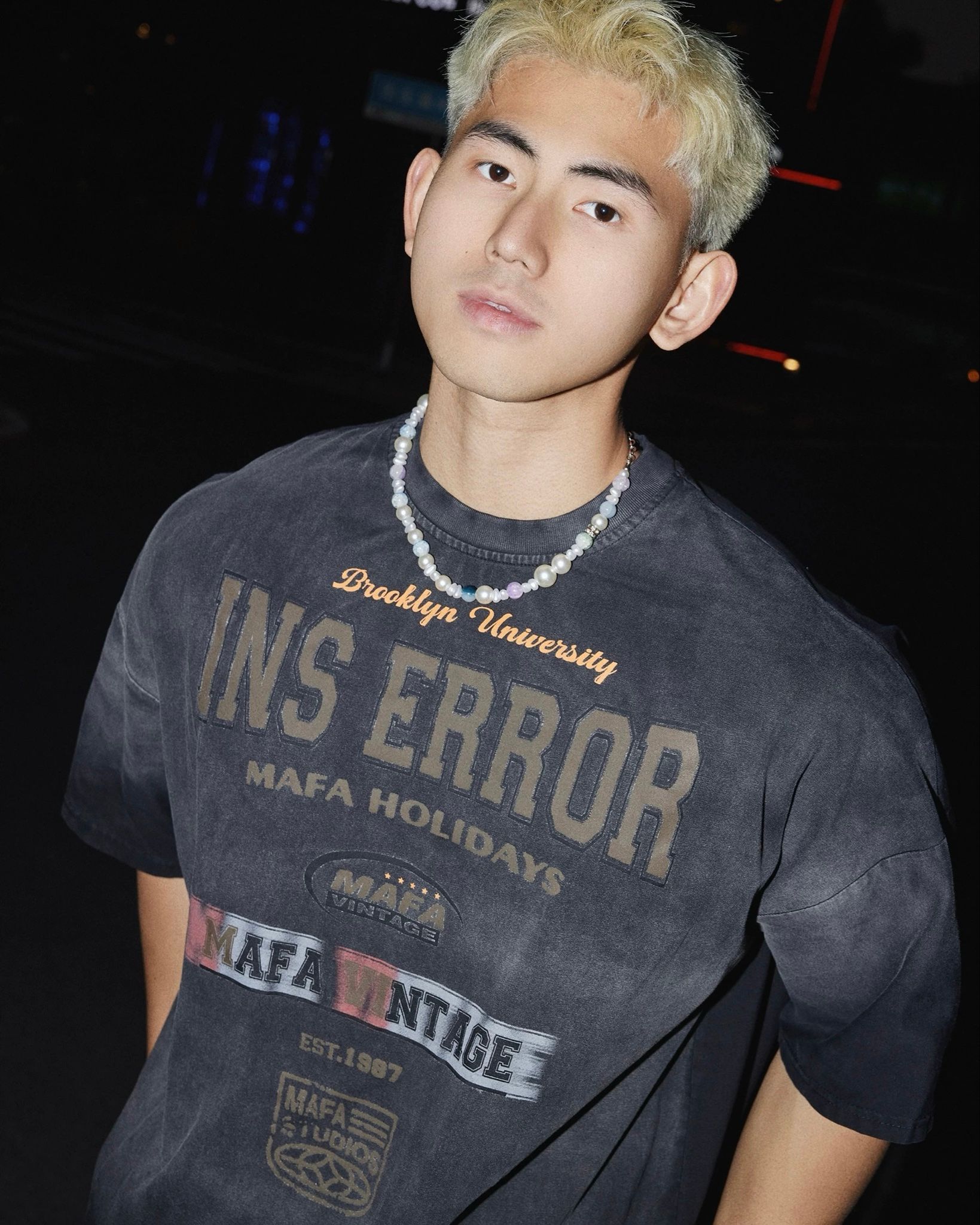 T-SHIRT 091 OMBRE BLACK