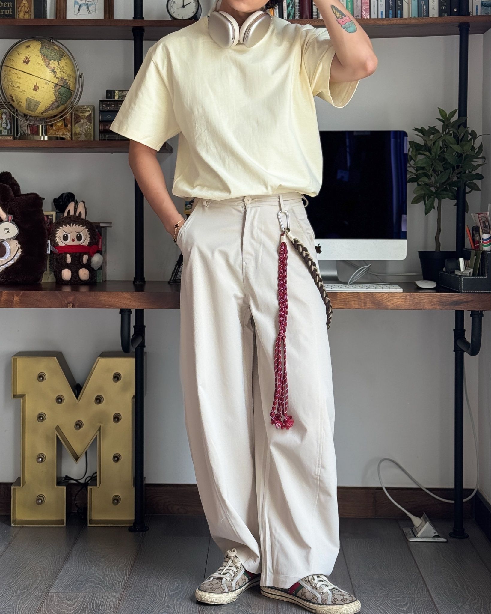 WIDE LEG TROUSER 2178 CREAM