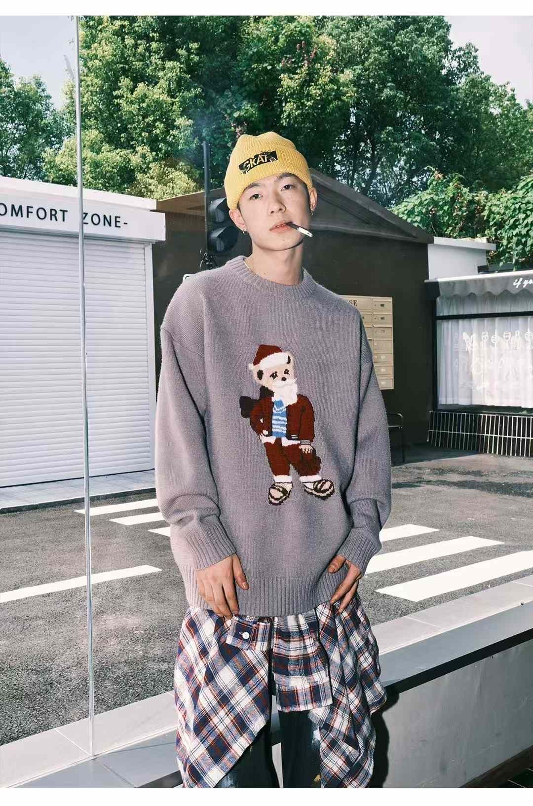 ÁO SWEATER 4891 XÁM