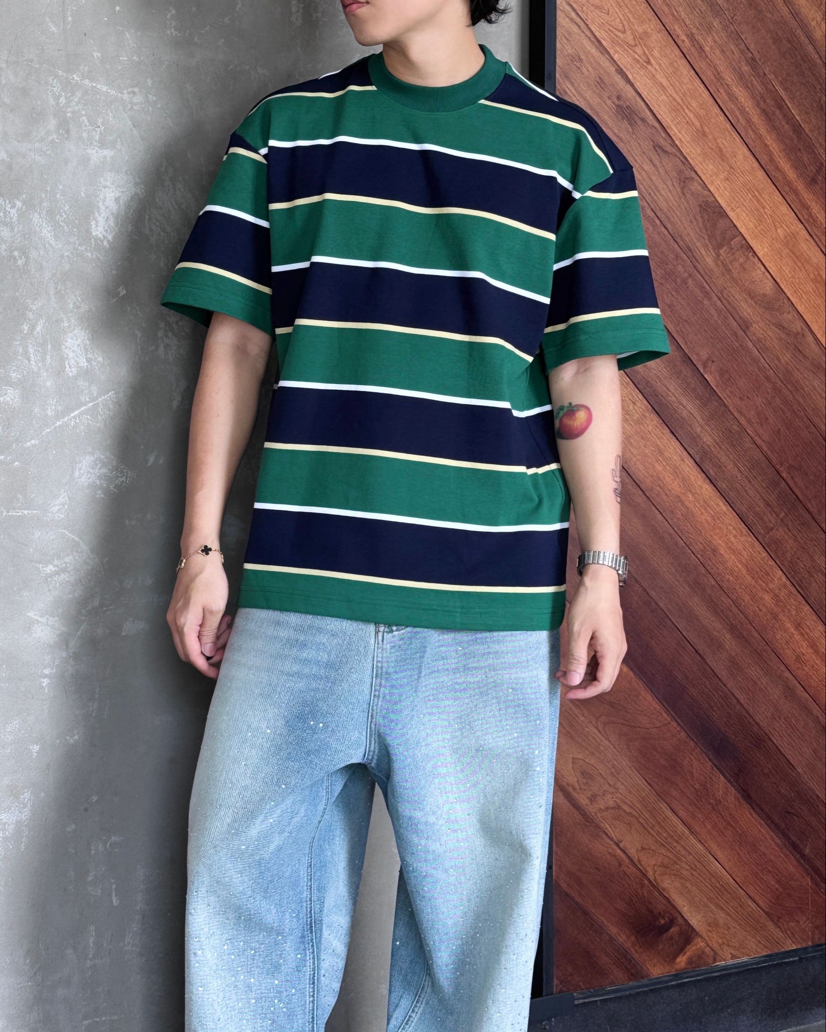 T-SHIRT 21008 XANH LÁ