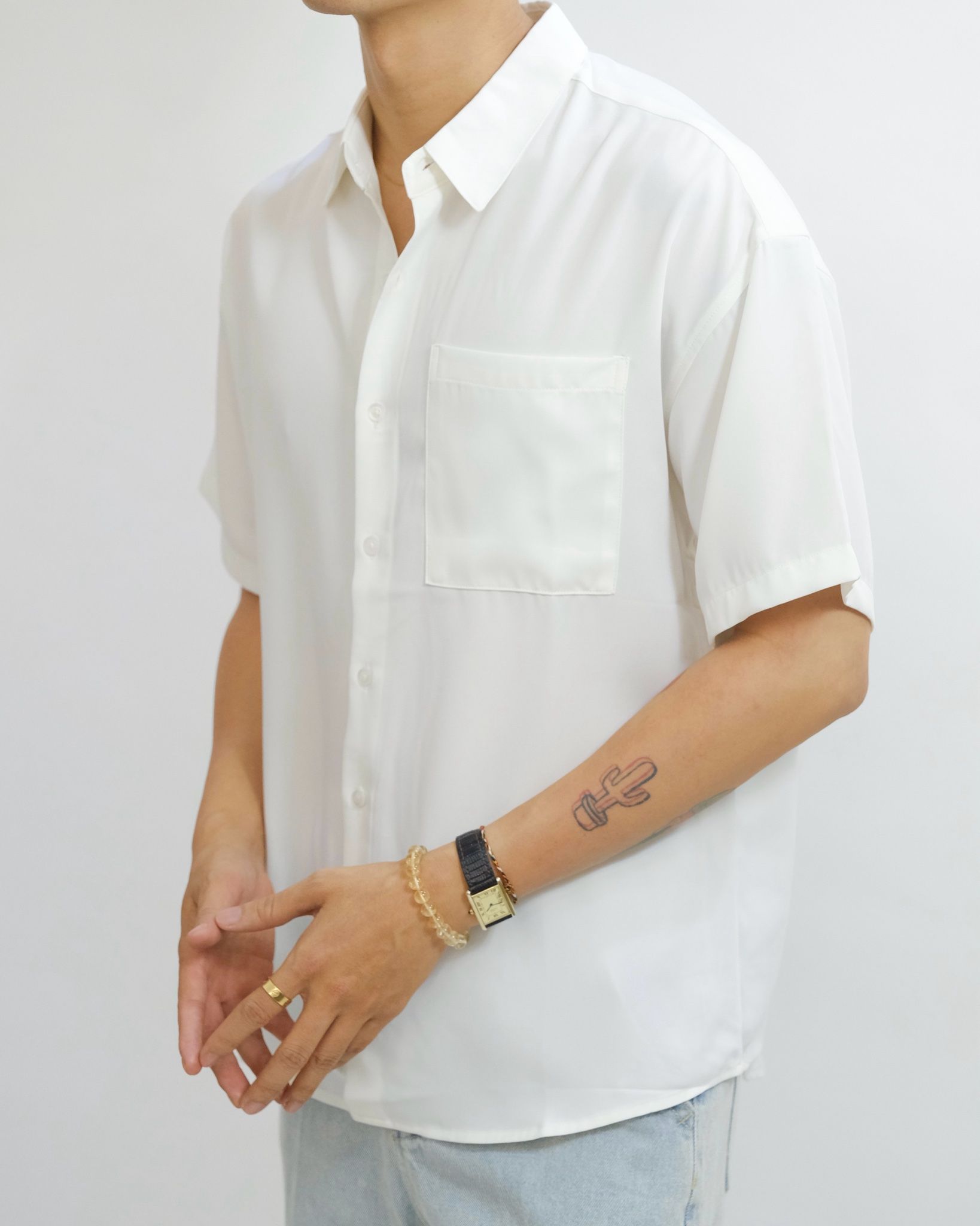ÁO SƠ MI 2174 TRẮNG