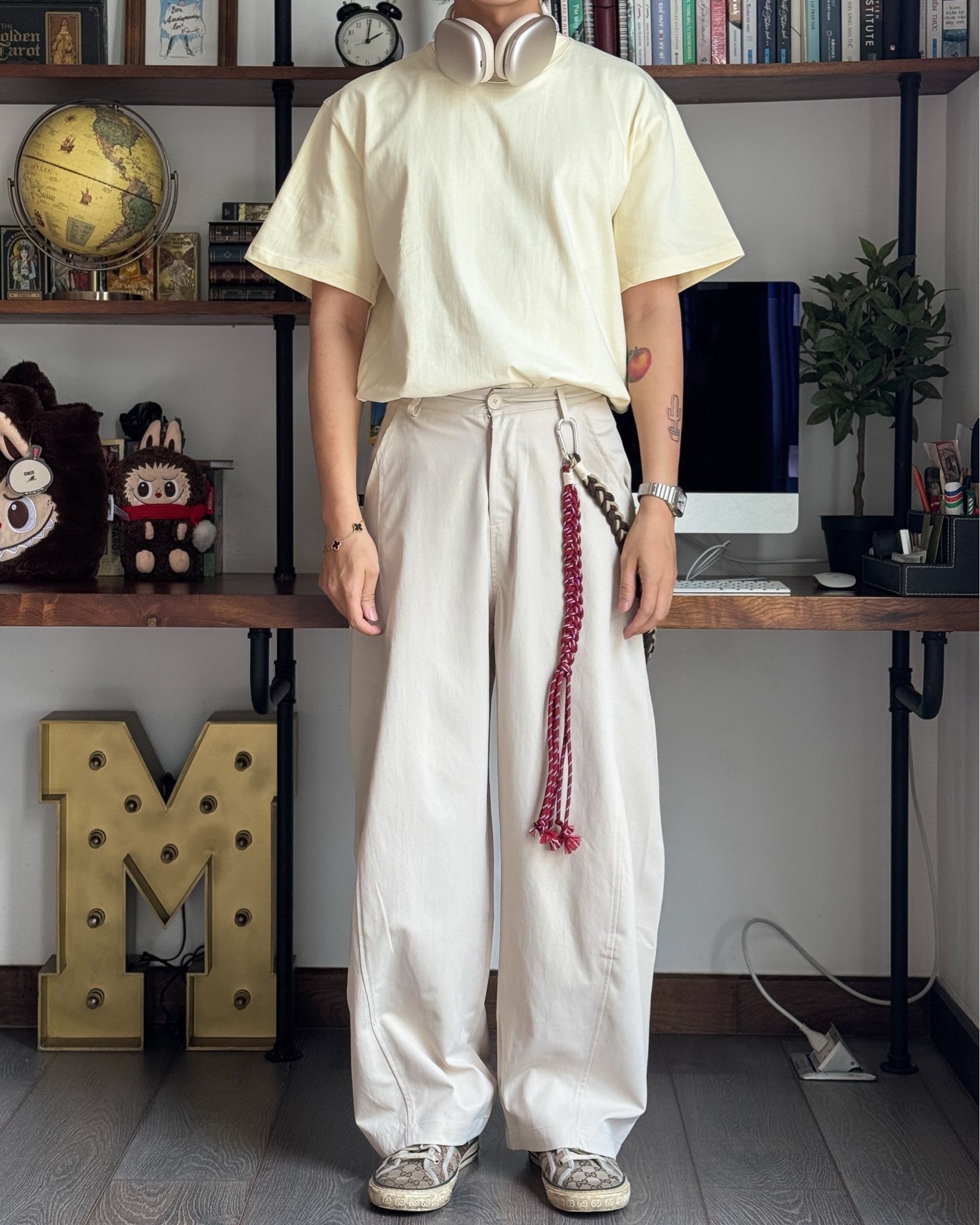 WIDE LEG TROUSER 2178 CREAM