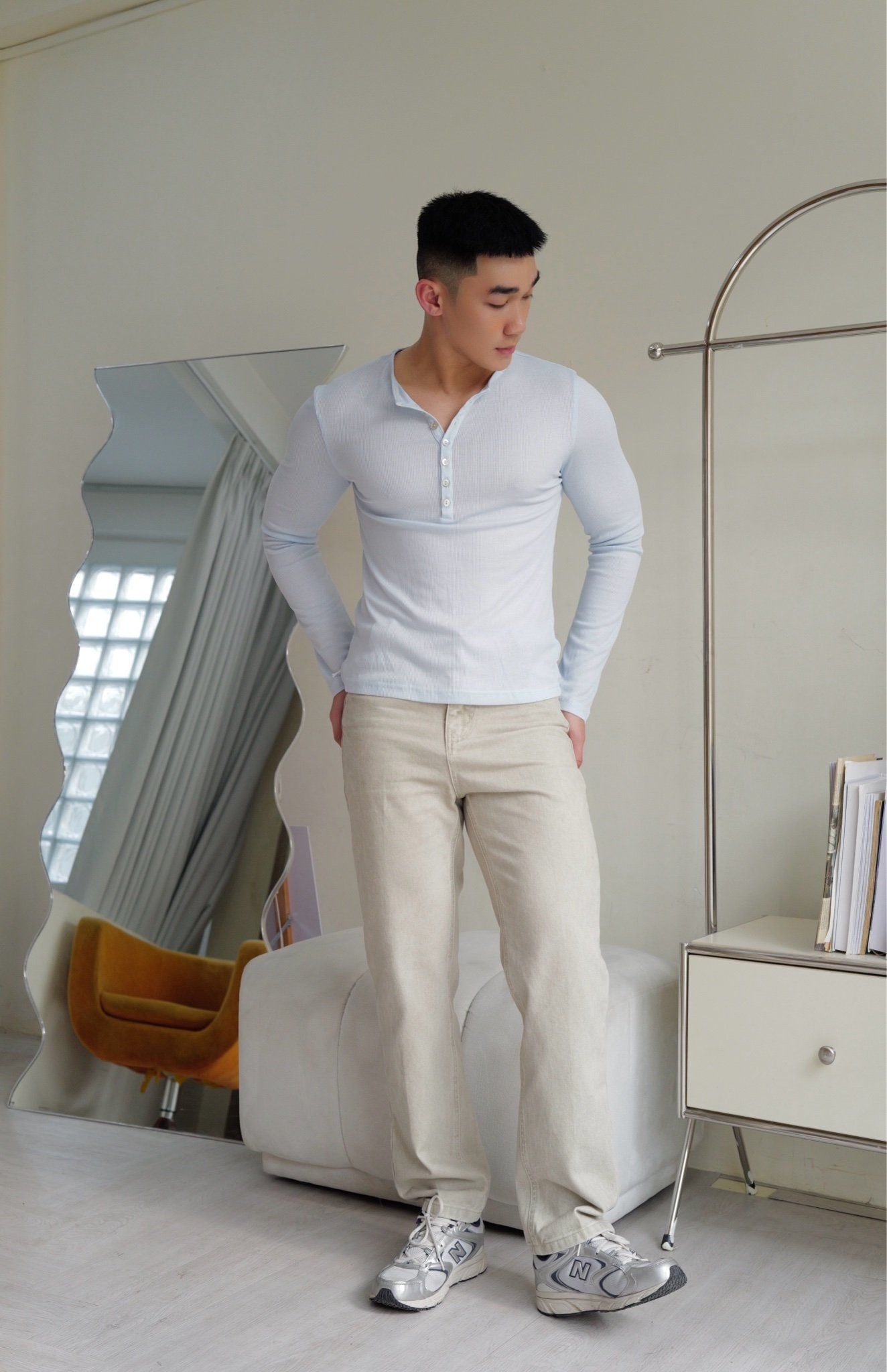 QUẦN 5616 TRẮNG XÁM