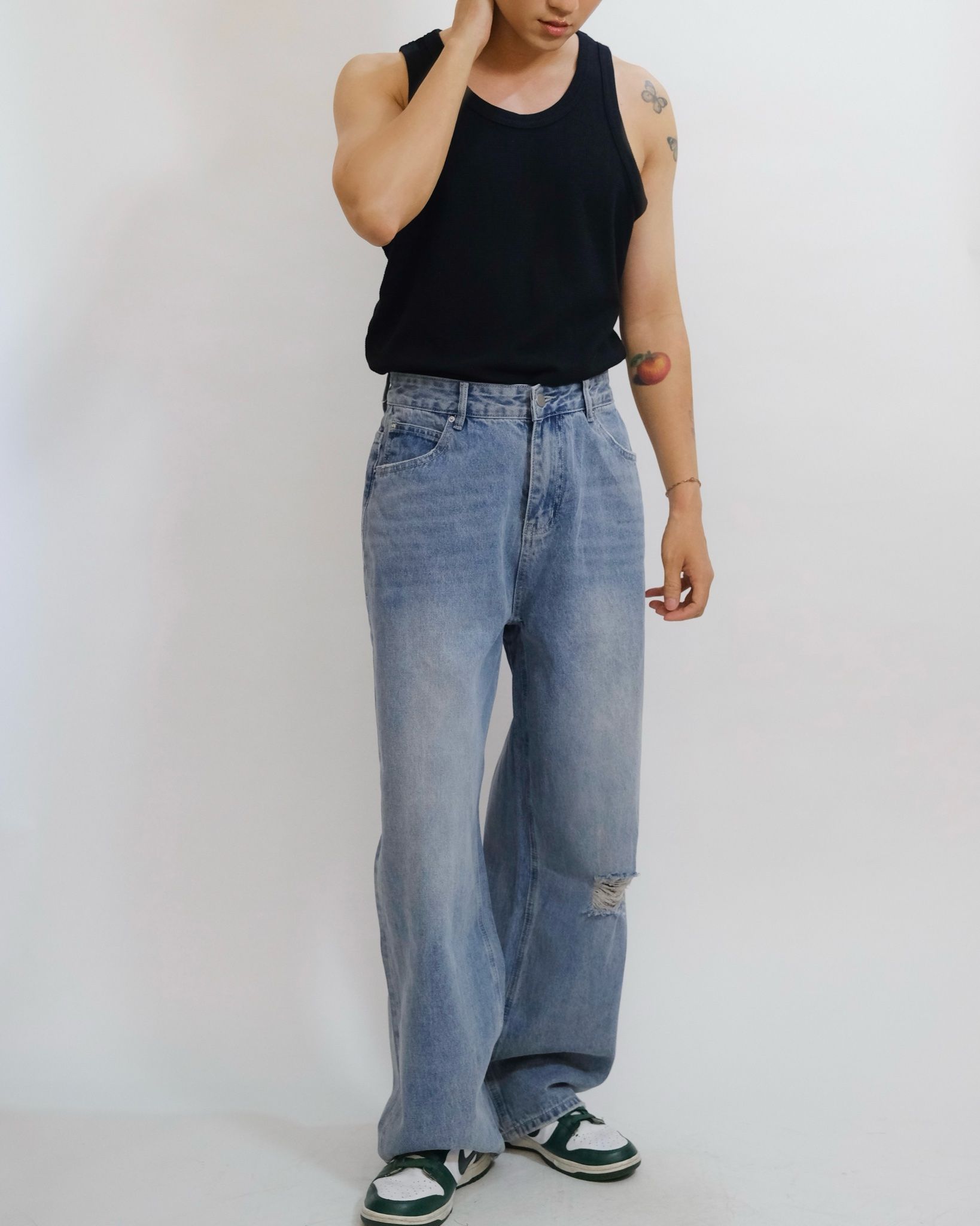 ÁO TANK TOP 6883 ĐEN