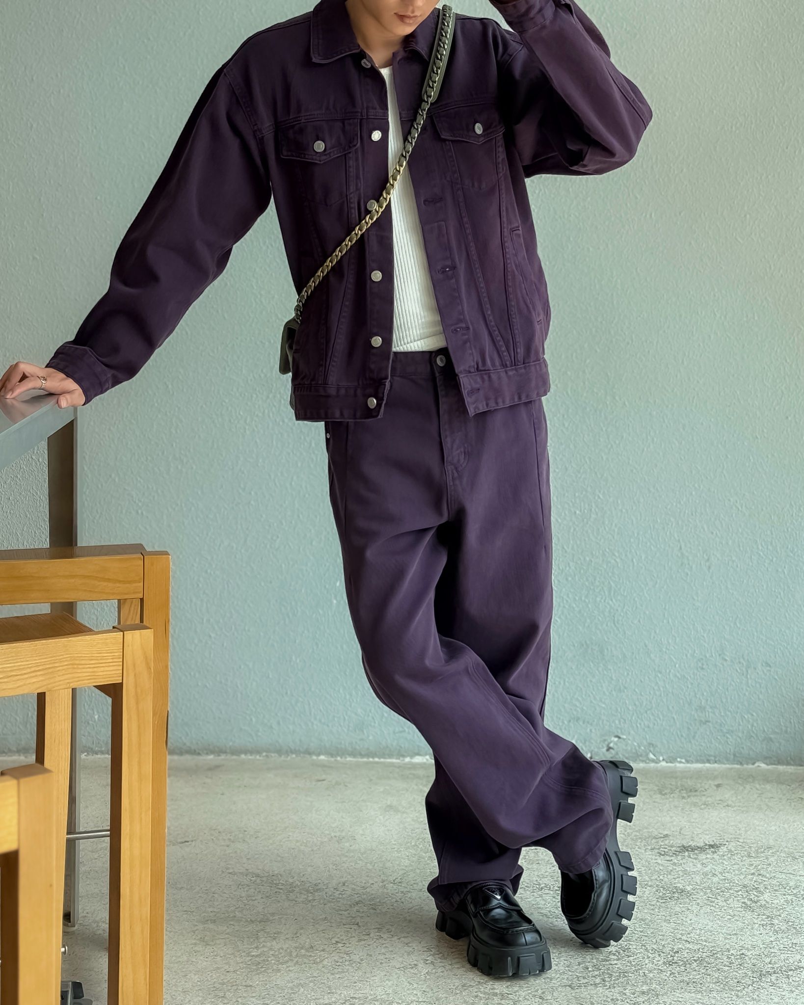 ÁO KHOÁC K008 DARK PURPLE
