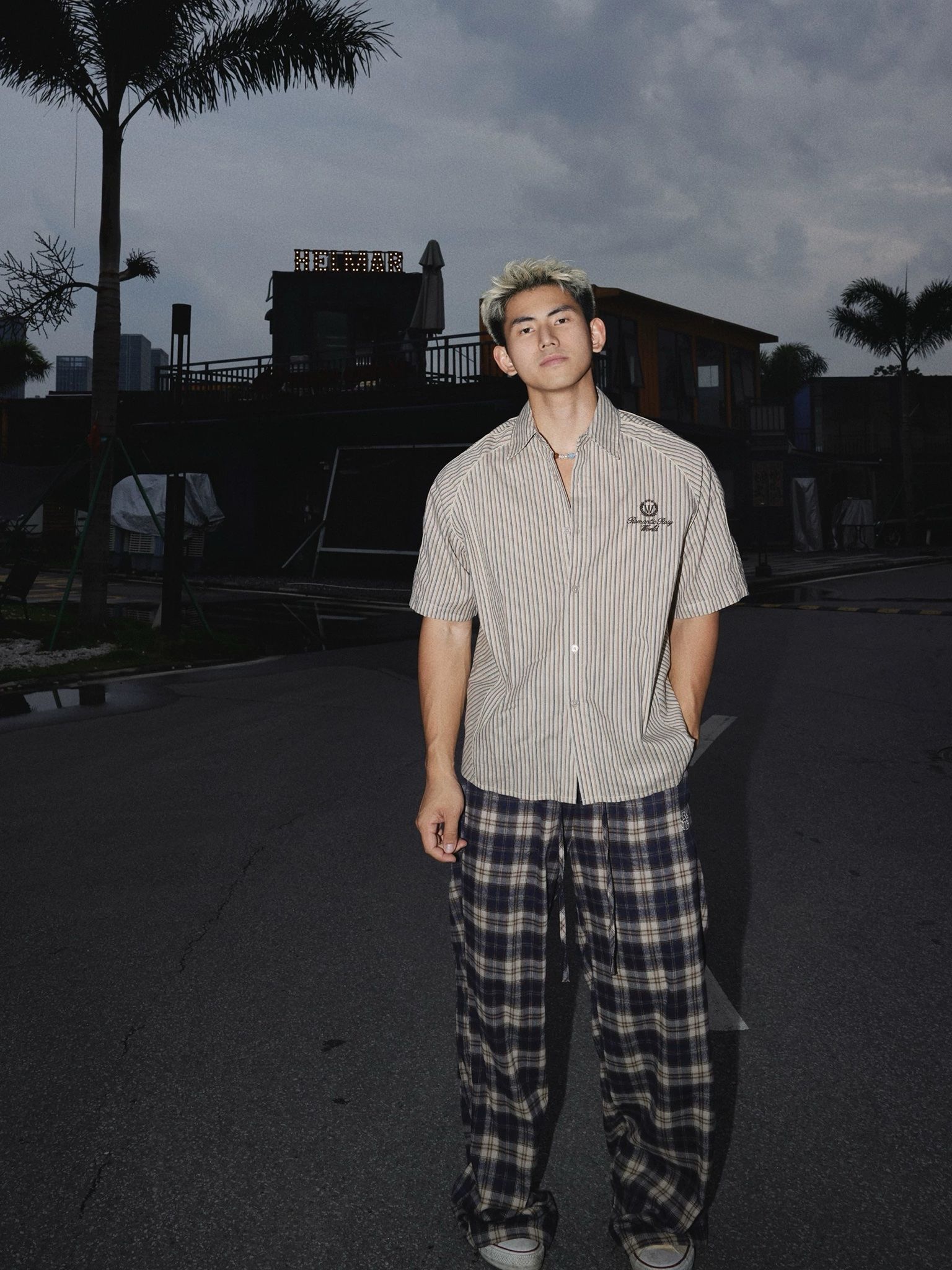 SWEATPANT 7060 BLACK - DARK BLUE