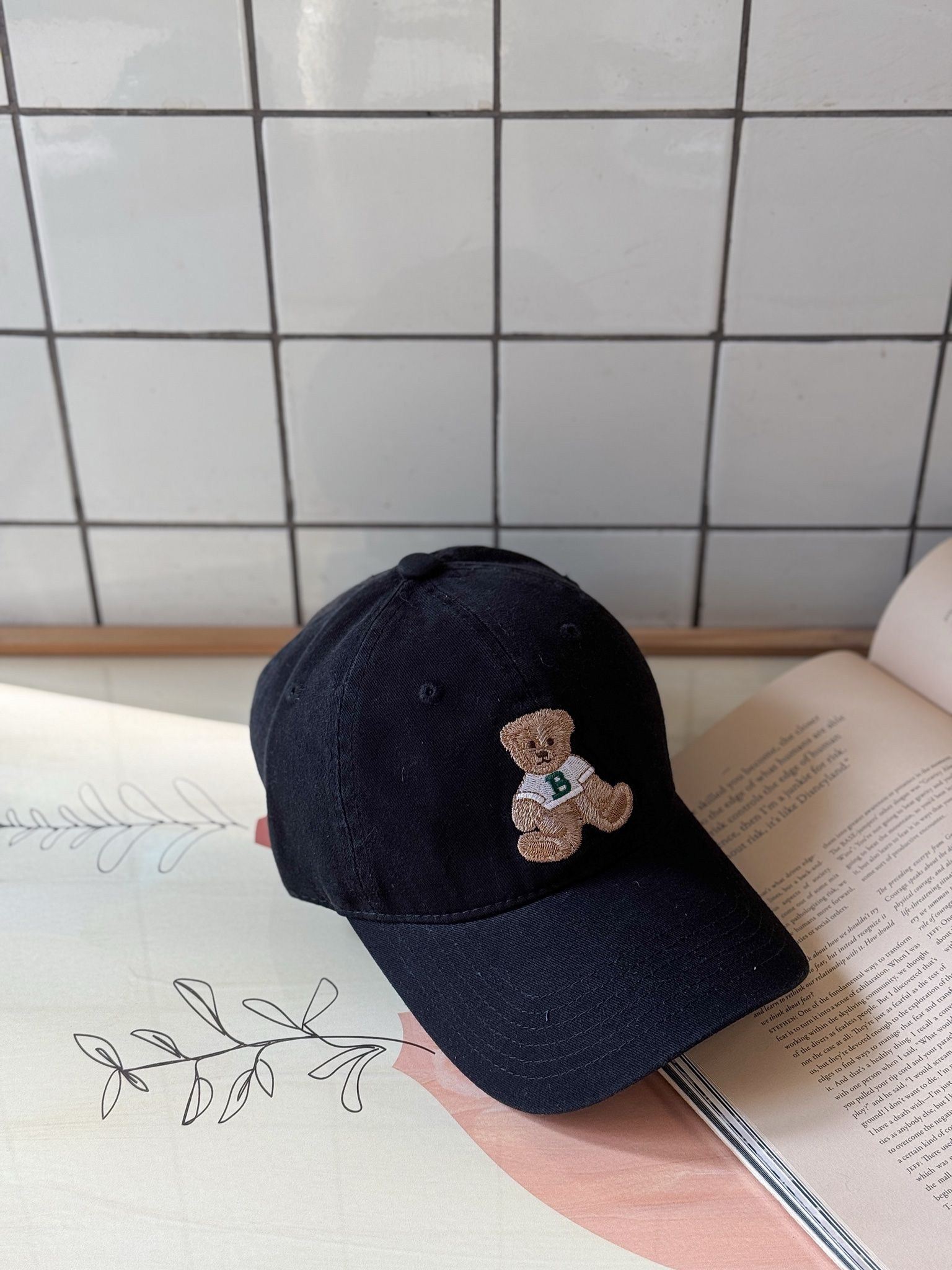 CAP LITTLE BEAR BLACK