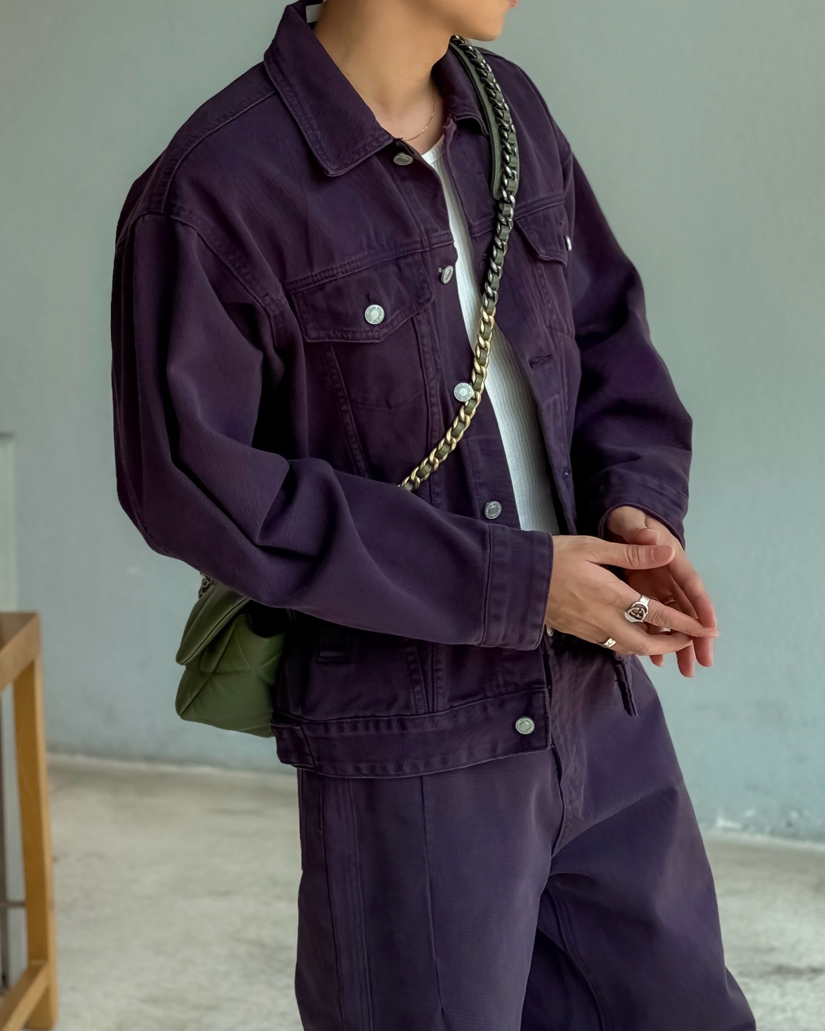 ÁO KHOÁC K008 DARK PURPLE