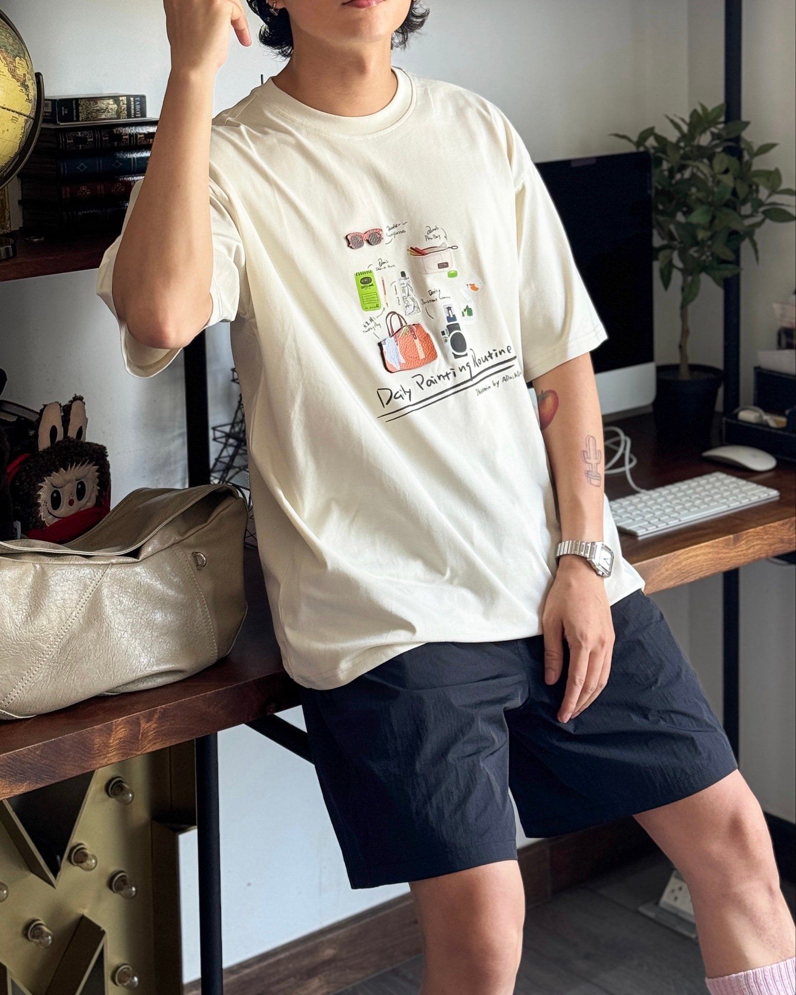 T-SHIRT 41276 APRICOT