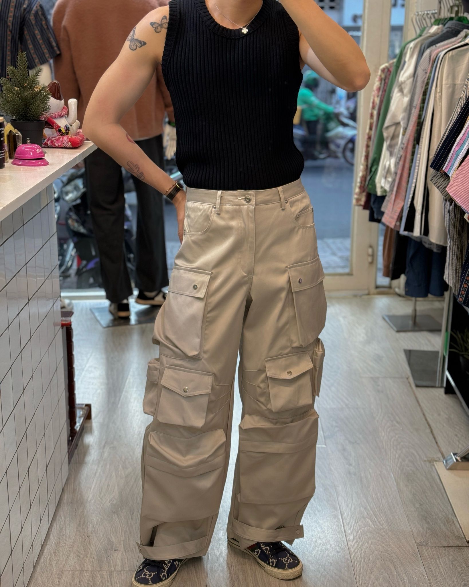 ÁO TANK TOP 8886 ĐEN