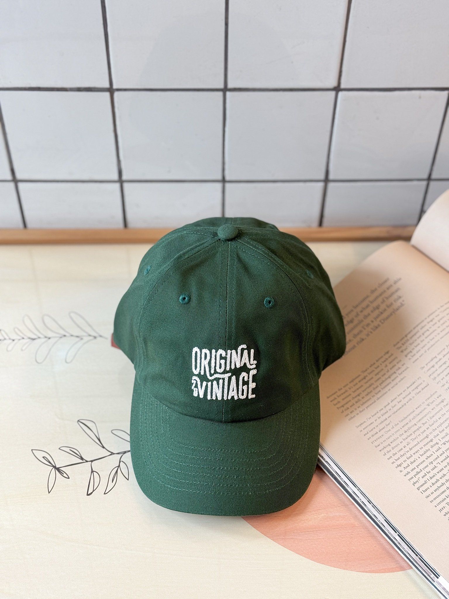 CAP ORIGINAL VINTAGE GREEN