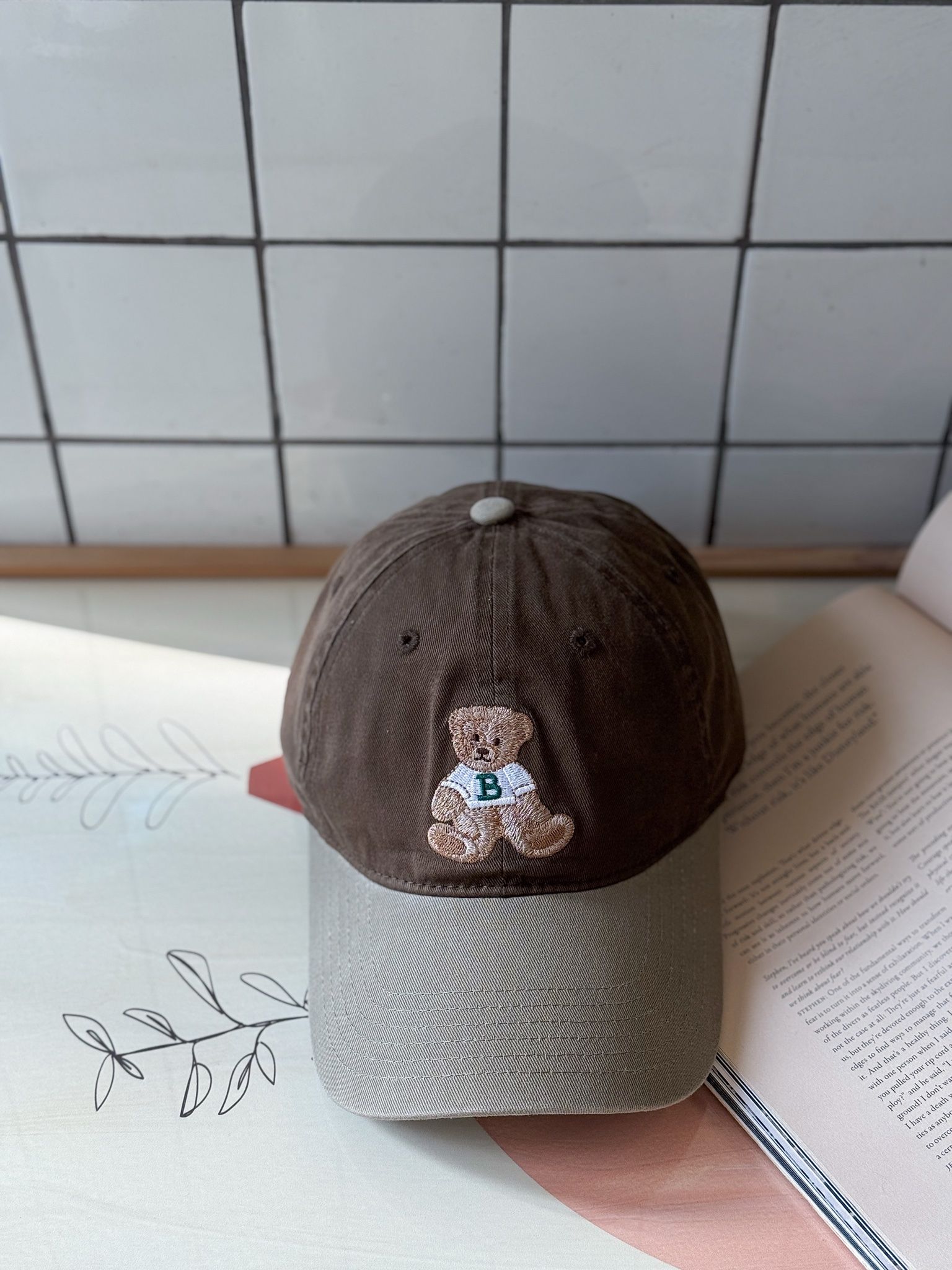 CAP LITTLE BEAR BROWN