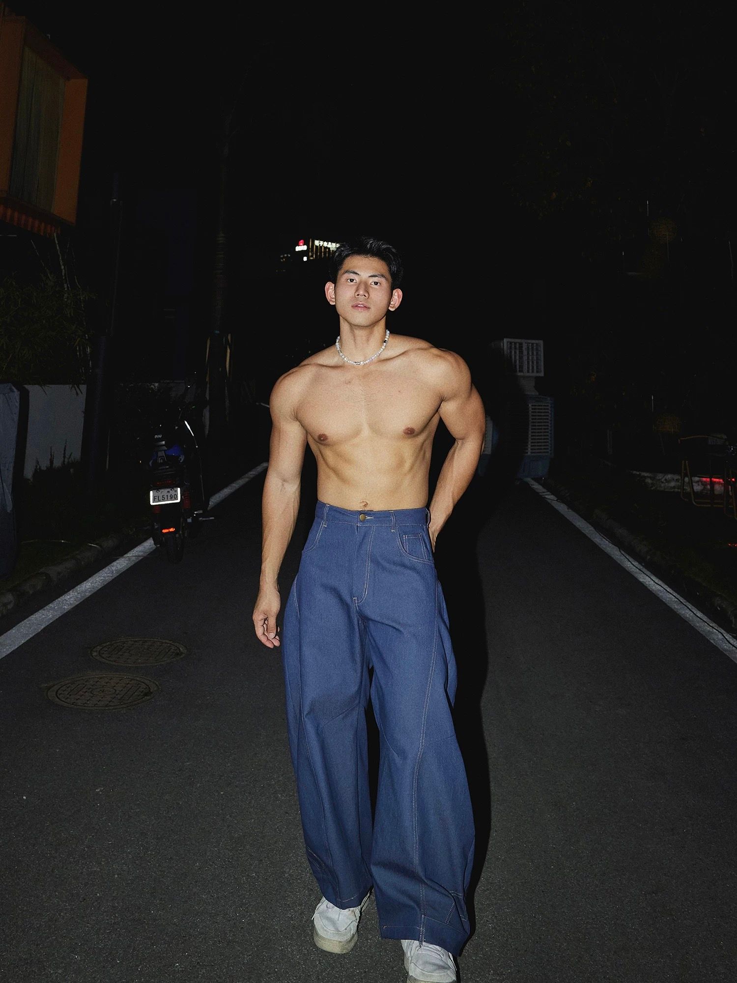WIDE LEG PANT 22037 BLUE