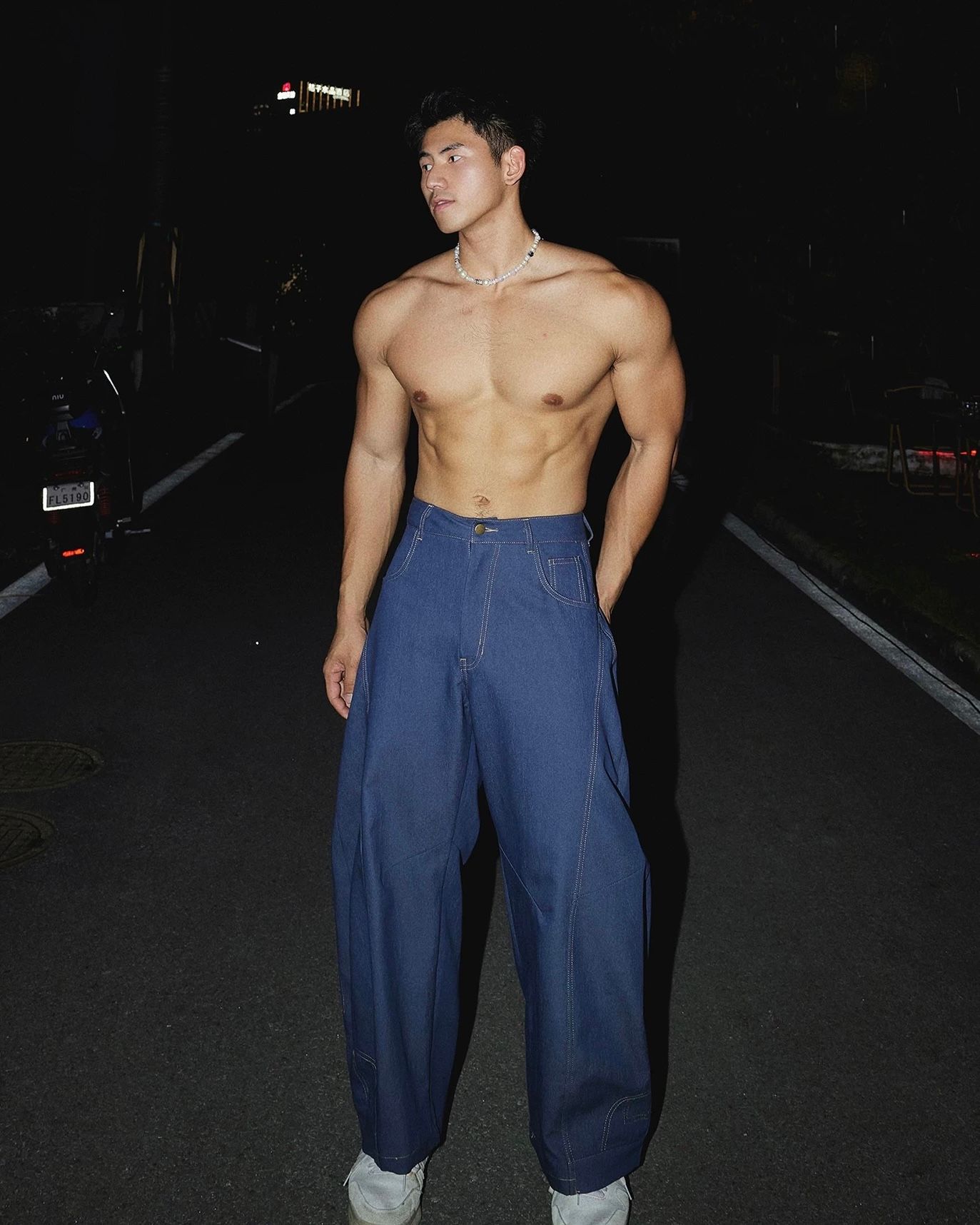 WIDE LEG PANT 22037 BLUE