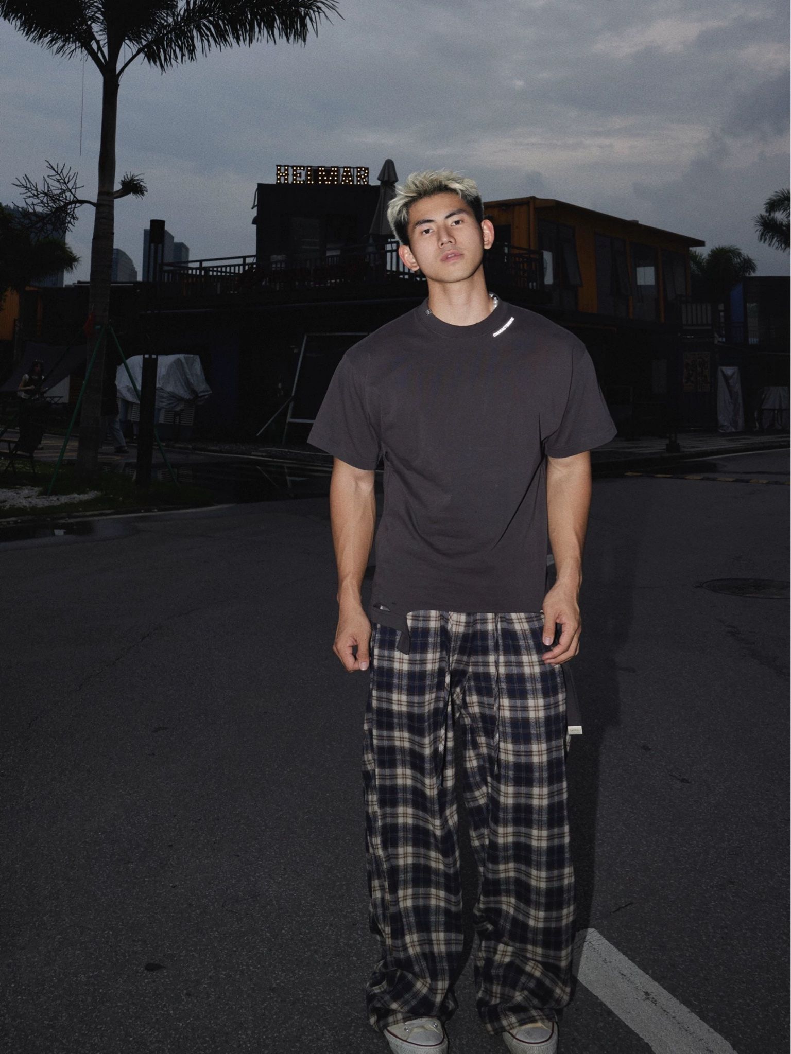 SWEATPANT 7060 BLACK - DARK BLUE