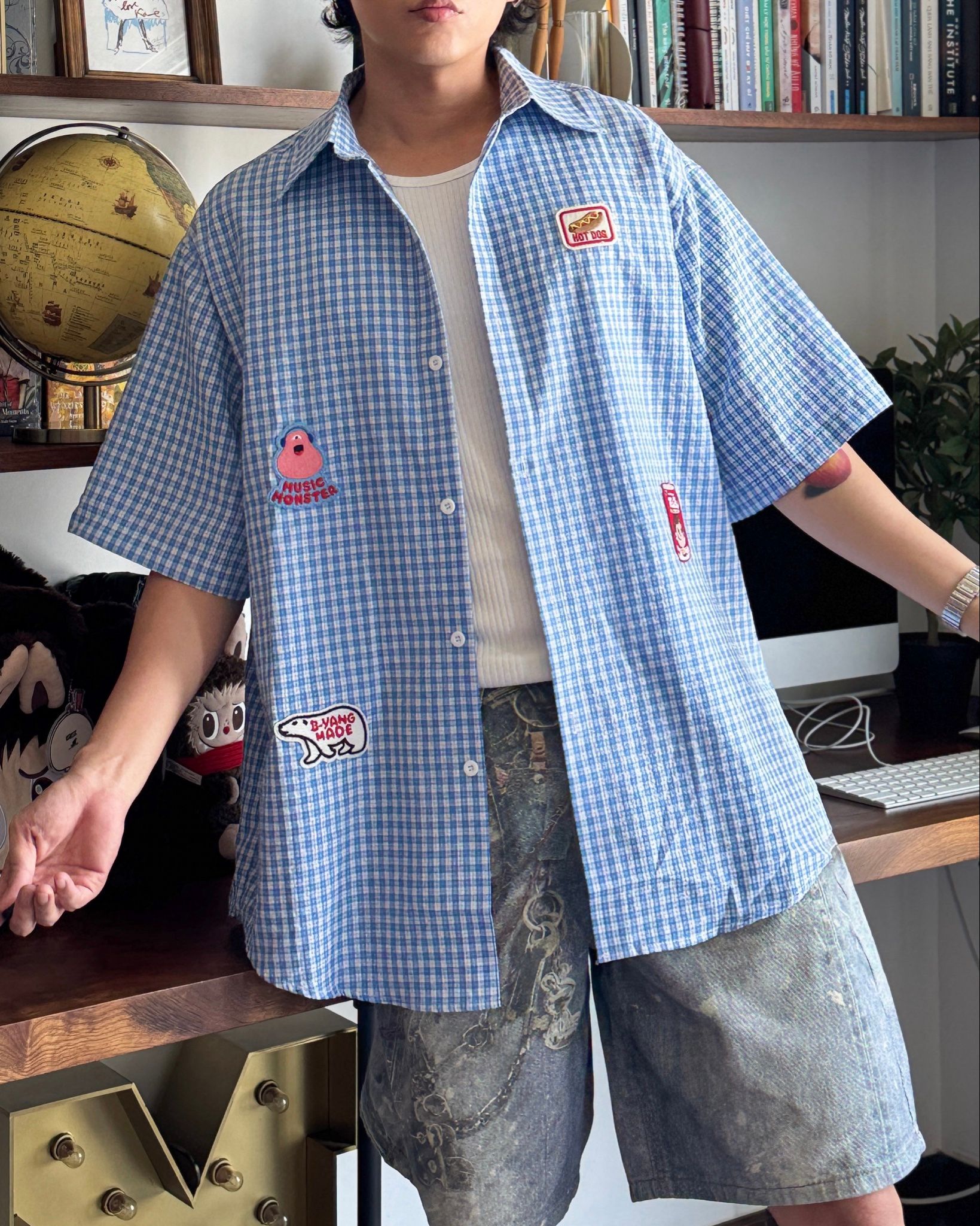 SHIRT 186 BLUE
