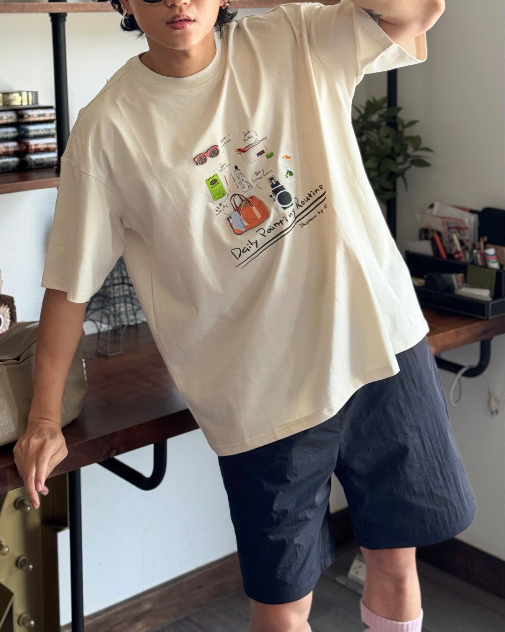 T-SHIRT 41276 APRICOT