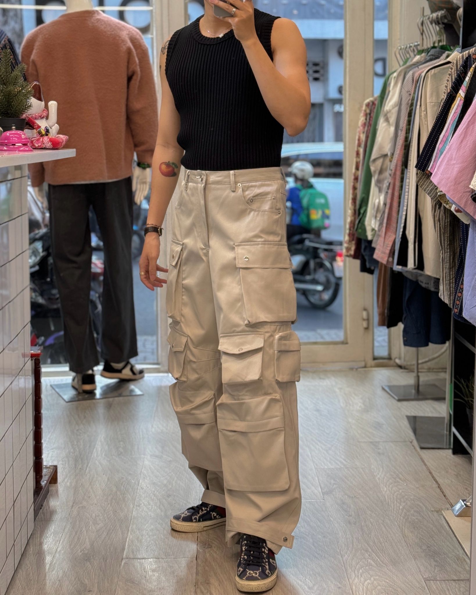 ÁO TANK TOP 8886 ĐEN