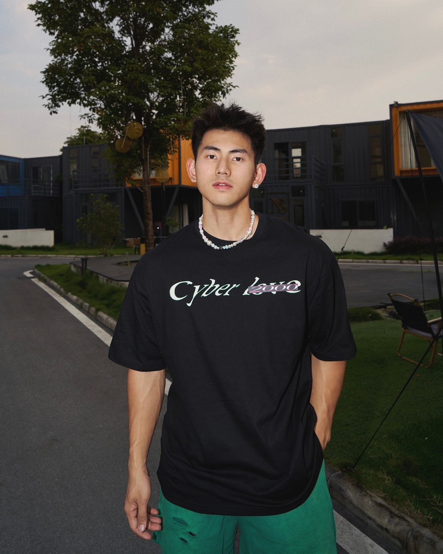 ÁO T-SHIRT 4014 ĐEN