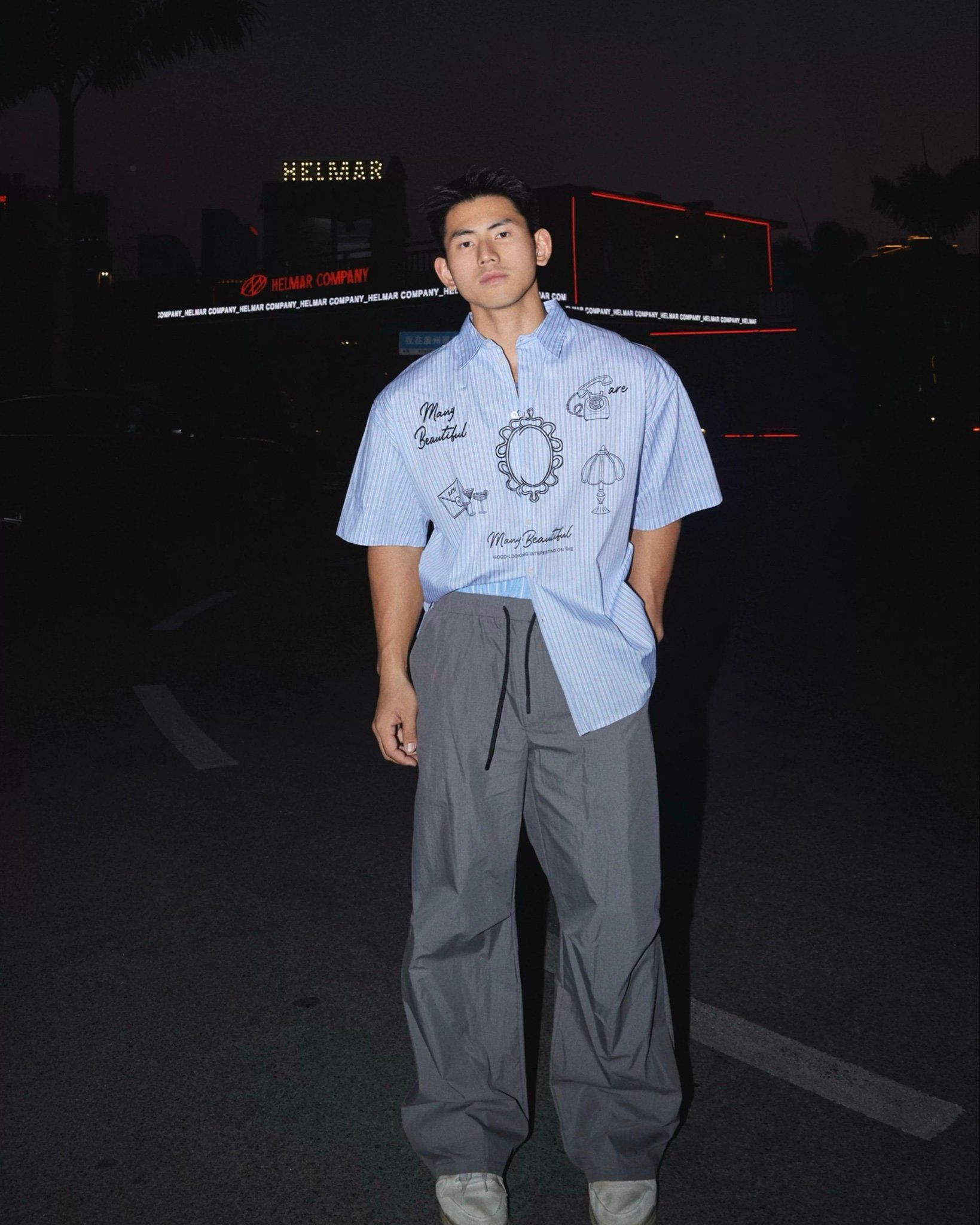 SHIRT 327 BLUE STRIPES