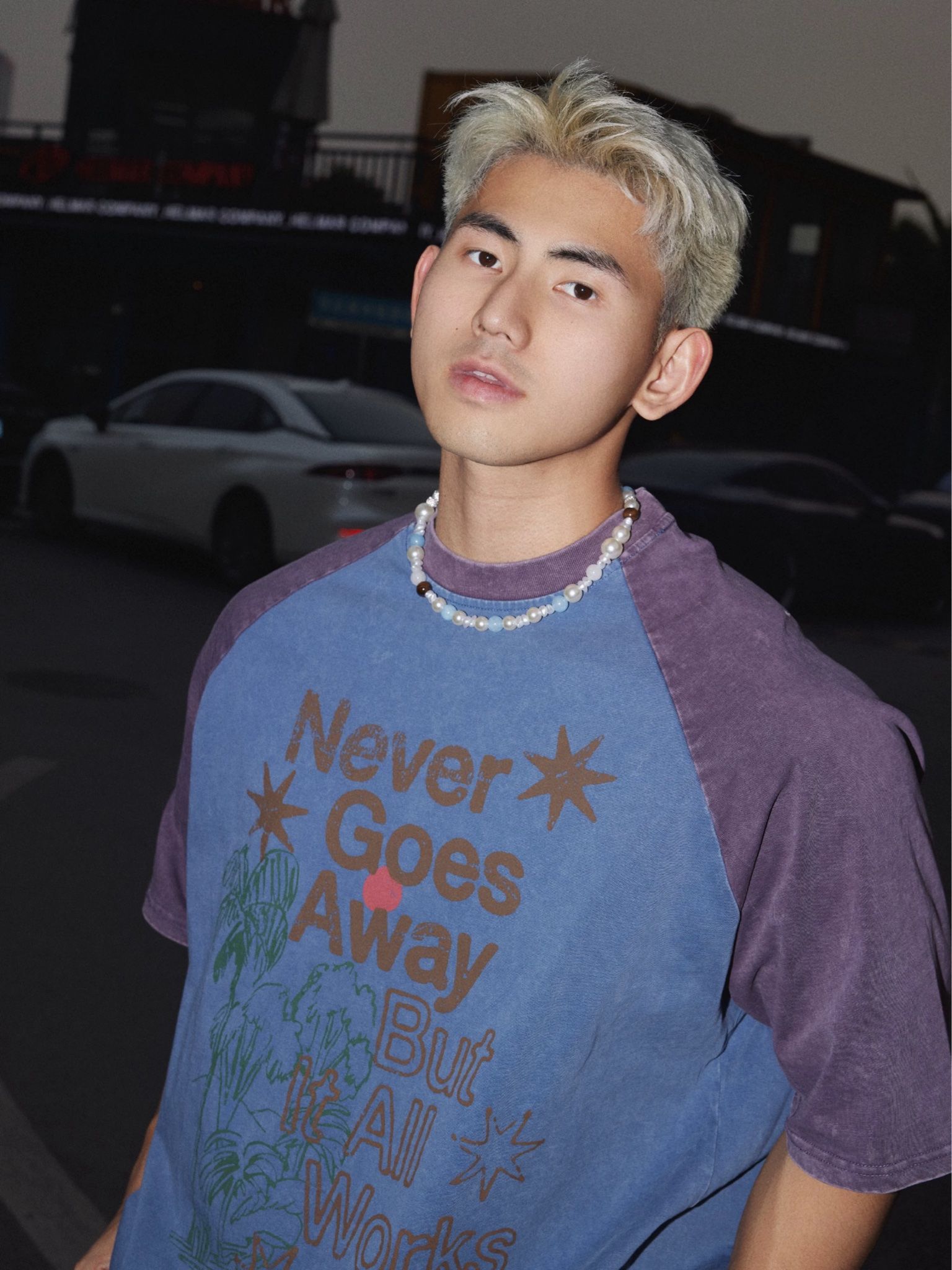T-SHIRT 087 BLUE PURPLE