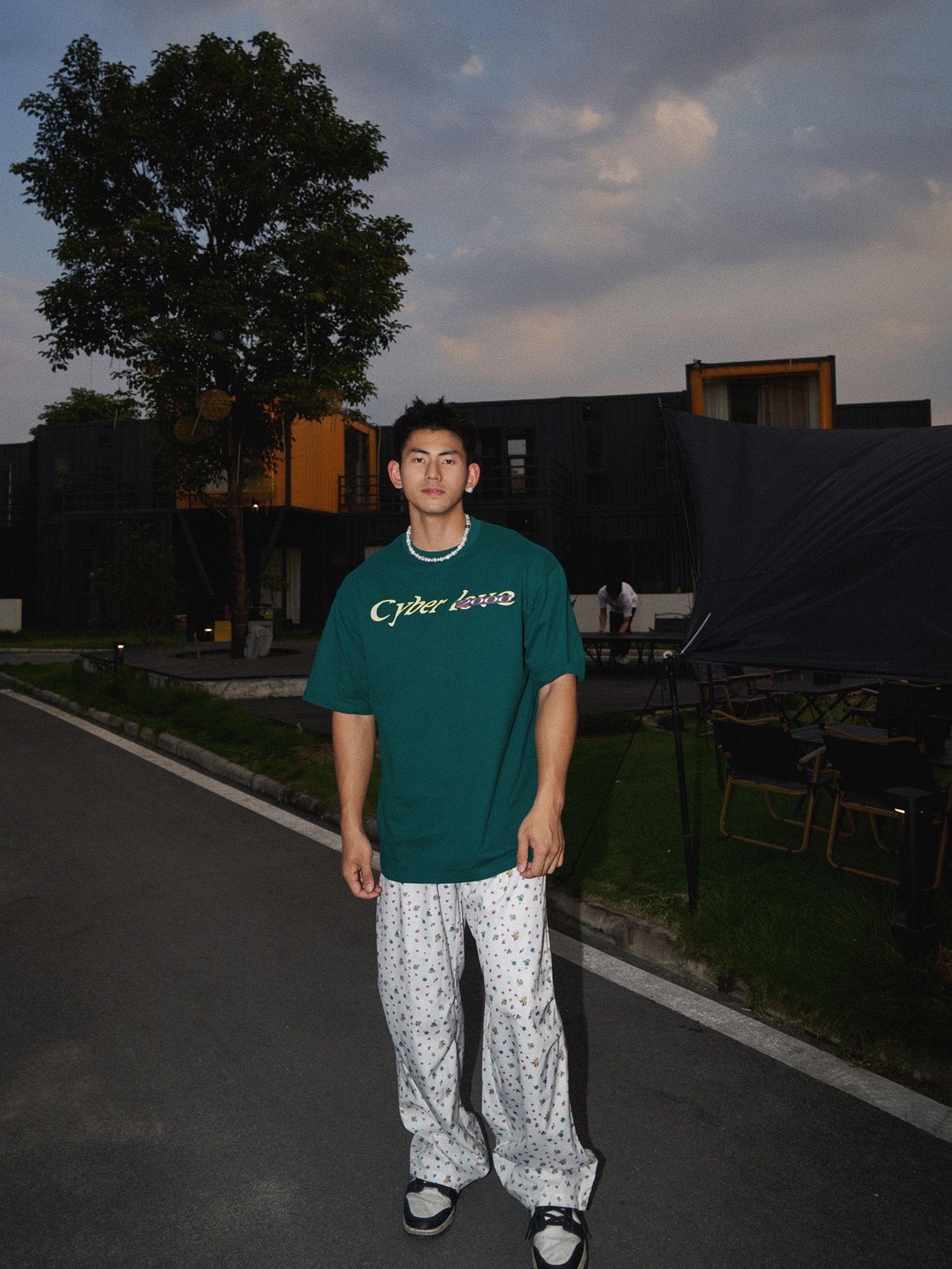 ÁO T-SHIRT 4014 XANH