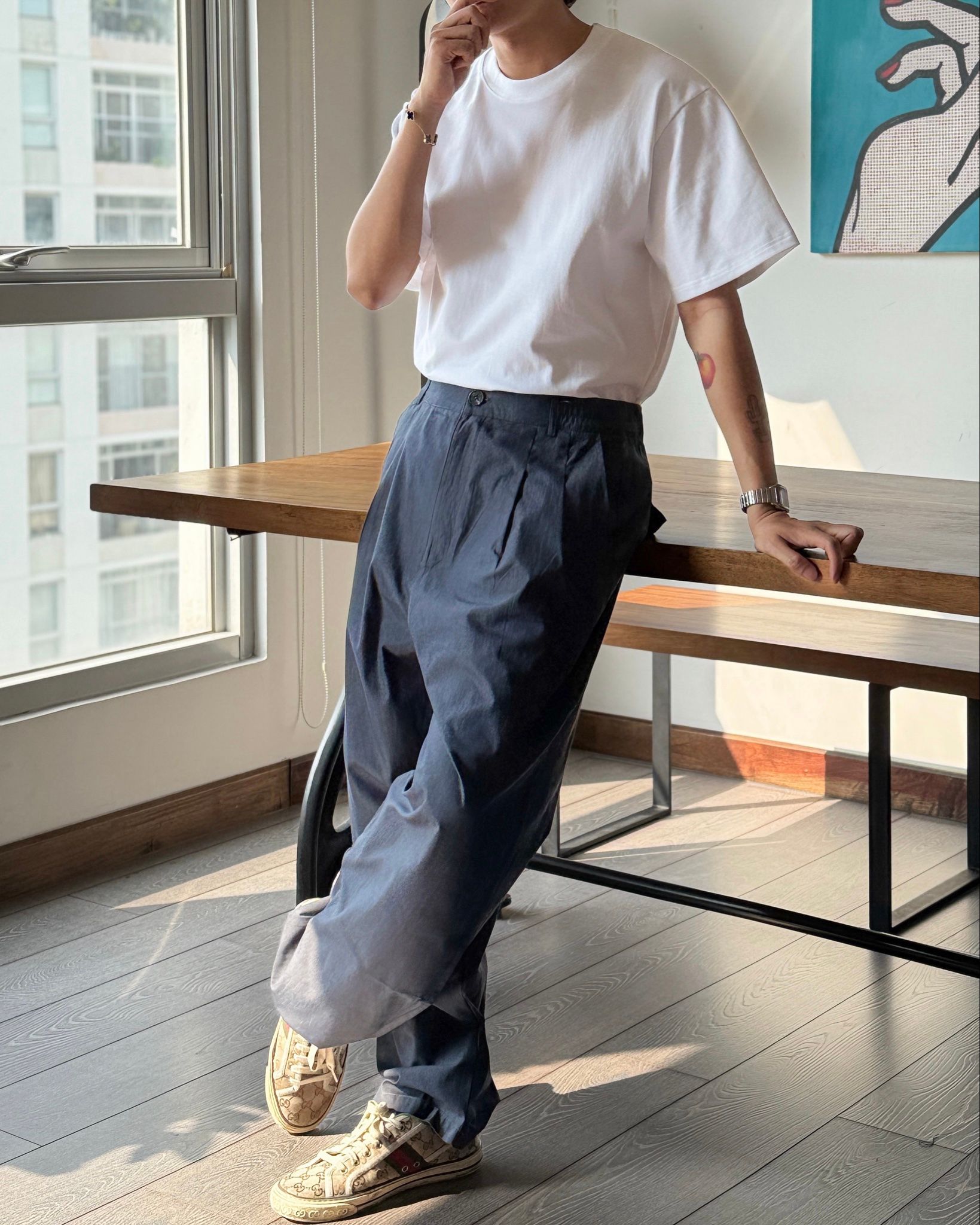 TROUSER 5097 DARK BLUE
